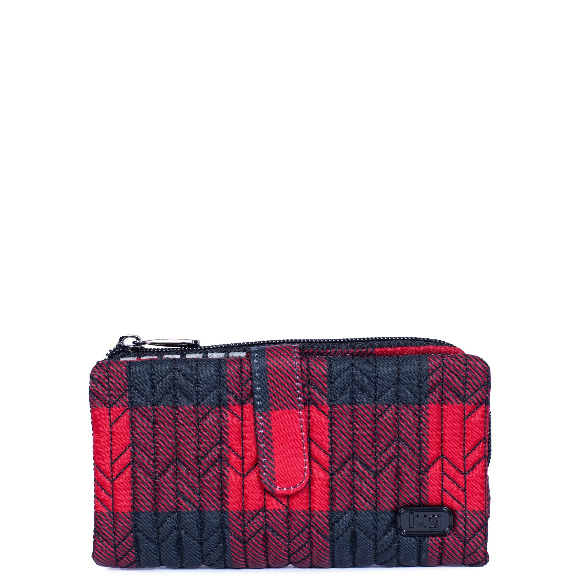 Tram RFID Wallet - BUFFALO CHECK RED - Tram_BuffaloCheckRed_01