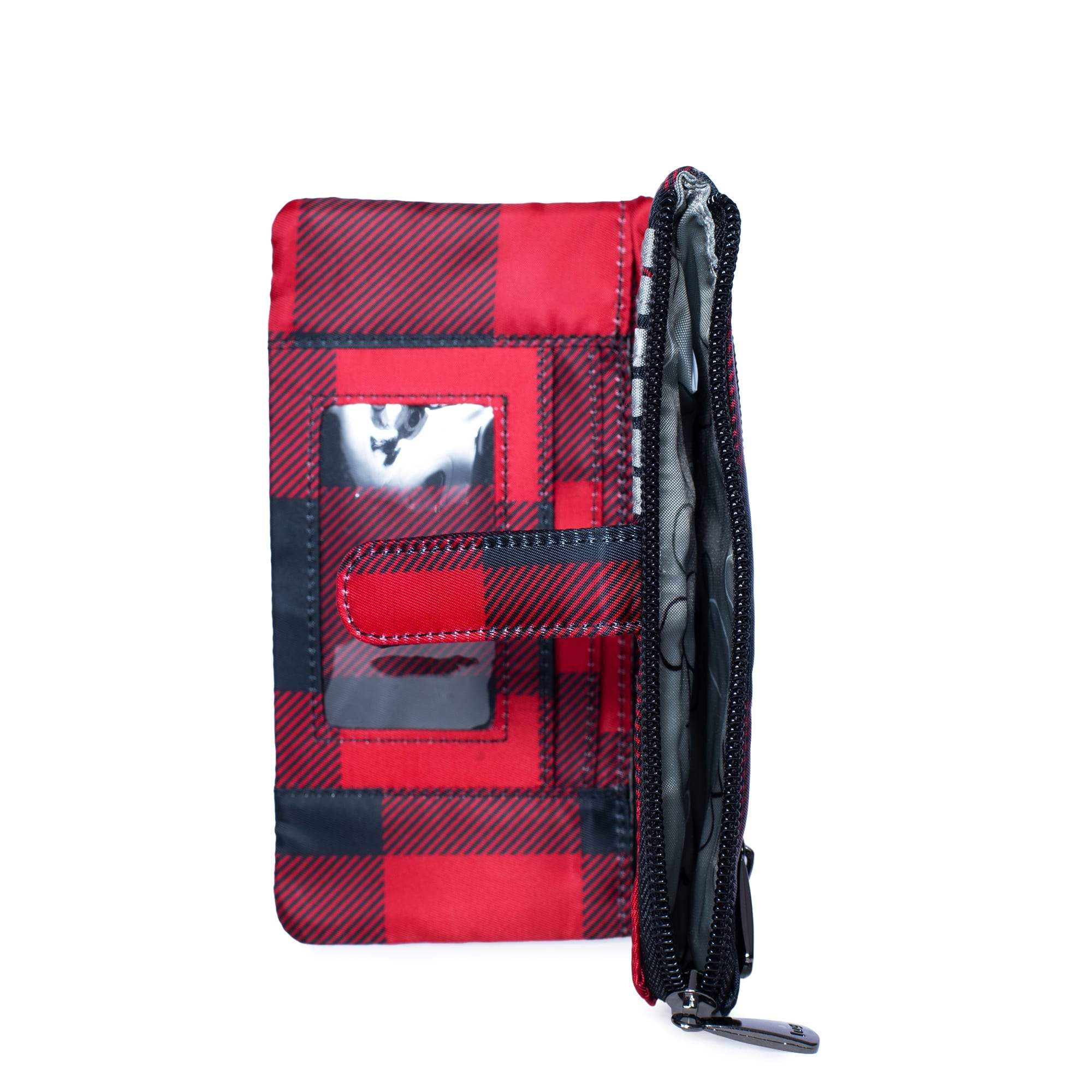 Tram RFID Wallet - BUFFALO CHECK RED - Tram_BuffaloCheckRed_05