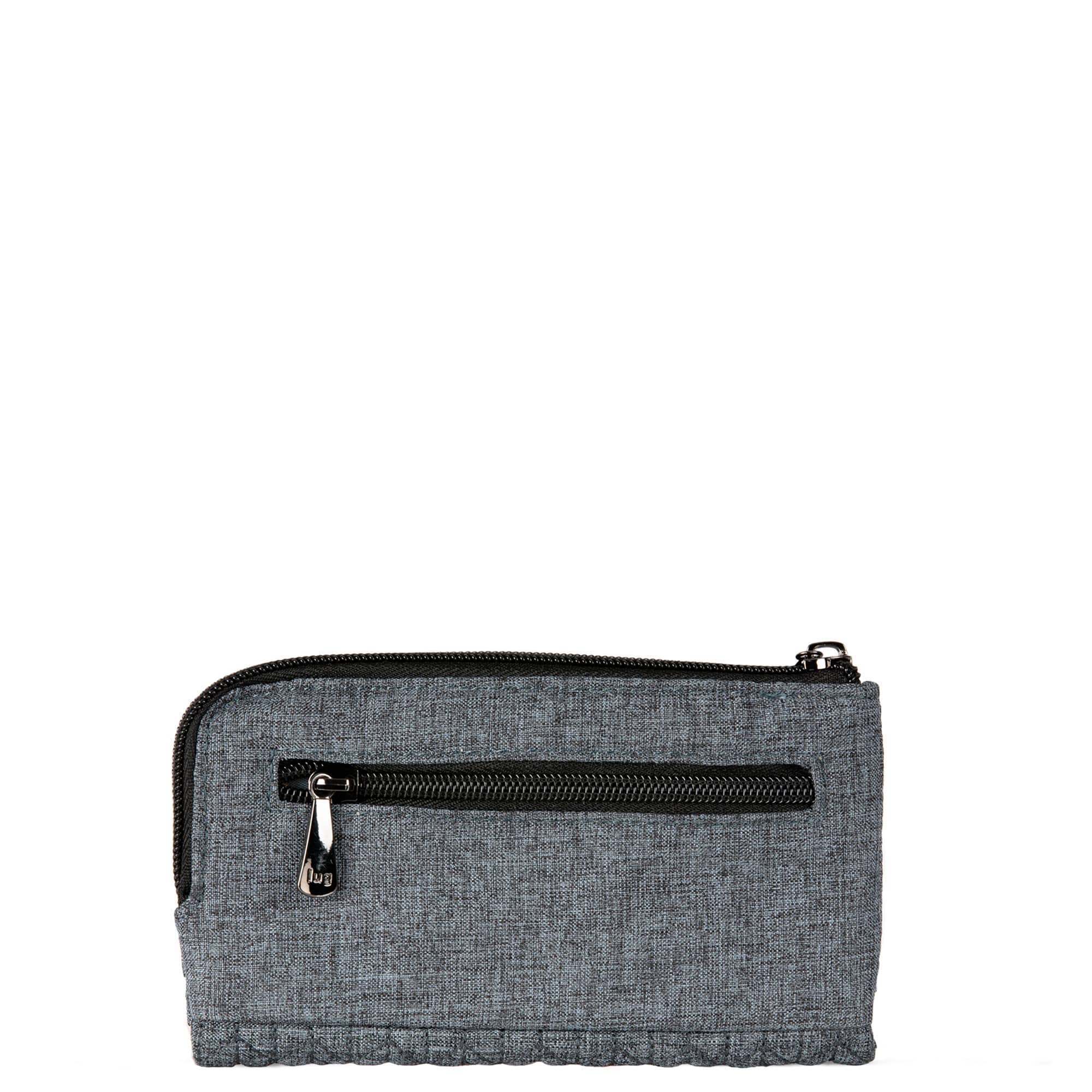 Tram RFID Wallet - HEATHER GREY LOVE STRIPE - Tram_HeatherGrey_4
