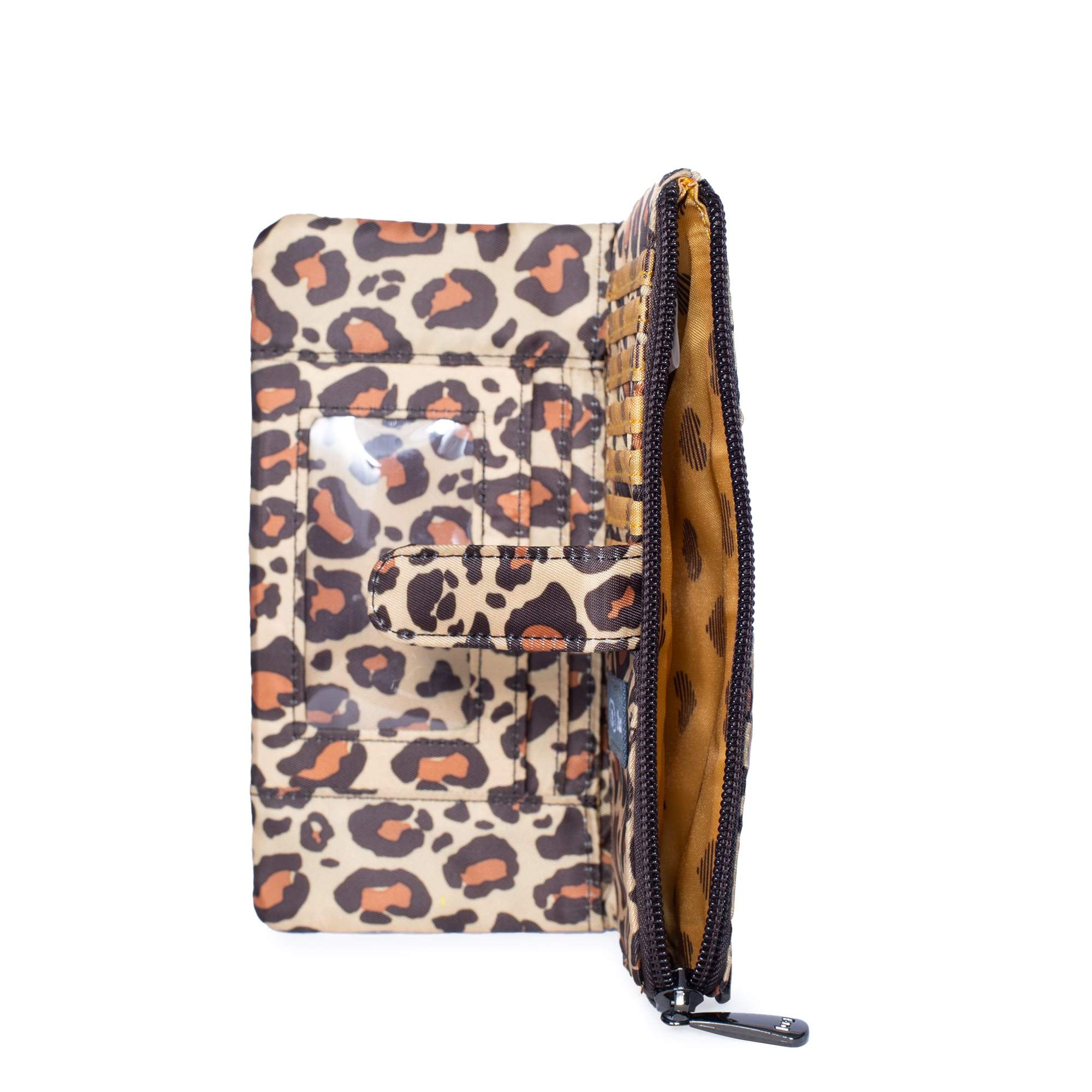 Tram RFID Wallet - LEOPARD BROWN - Tram_LeopardBrown_05a