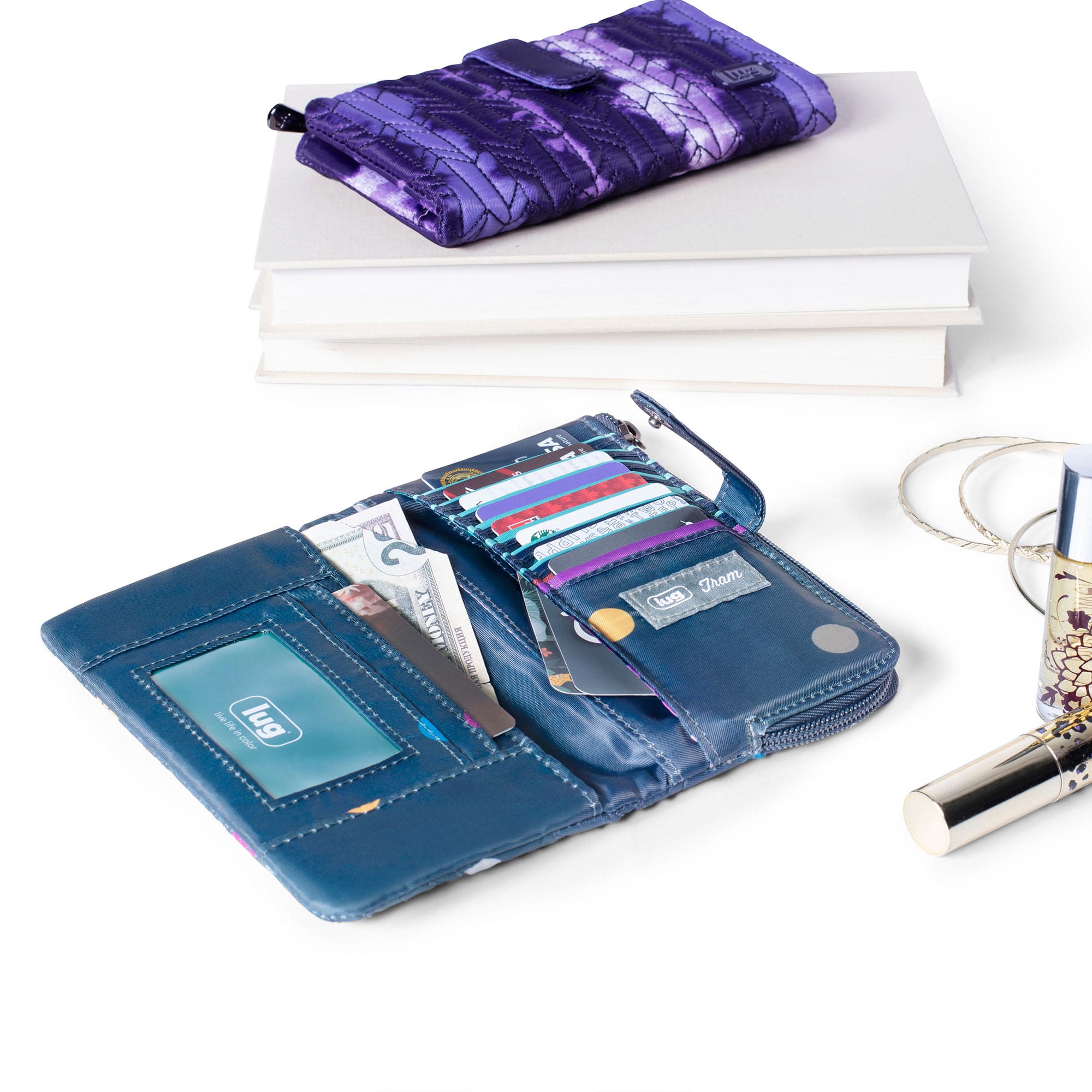 Tram RFID Wallet - - Tram_CamoOrchid_01