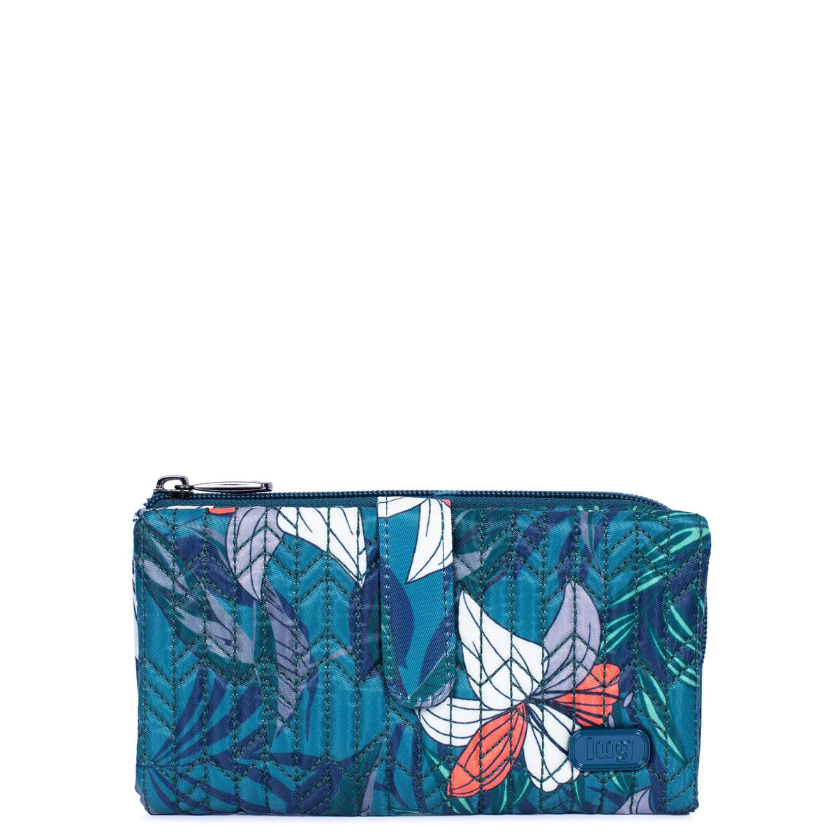 Tram RFID Wallet - LILY TEAL - Tram_LilyTeal_01