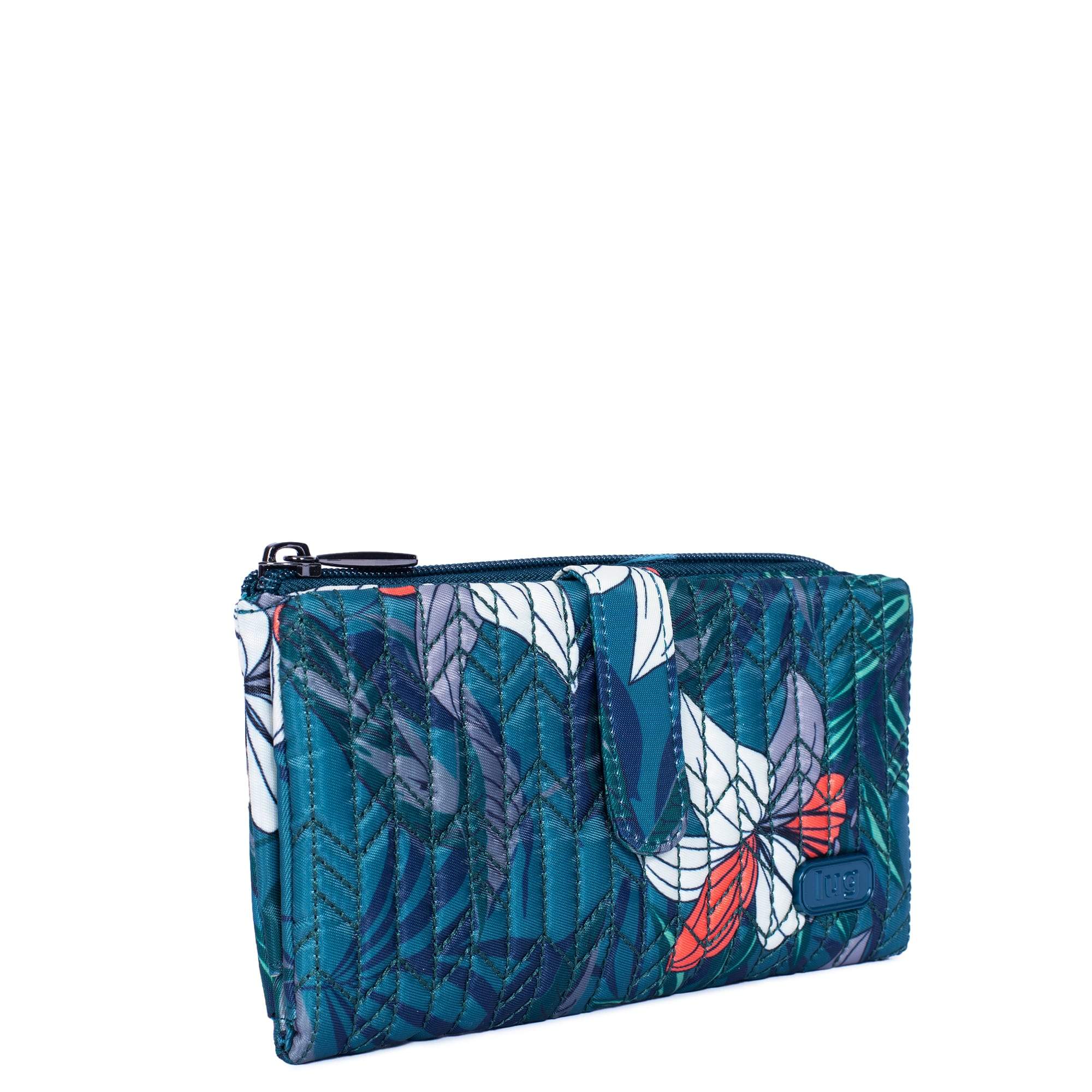 Tram RFID Wallet - LILY TEAL - Tram_LilyTeal_02
