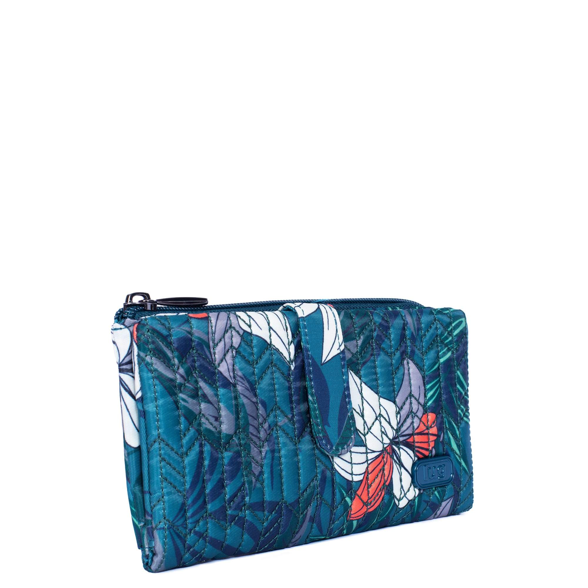 Tram RFID Wallet - LILY TEAL - Tram_LilyTeal_02a