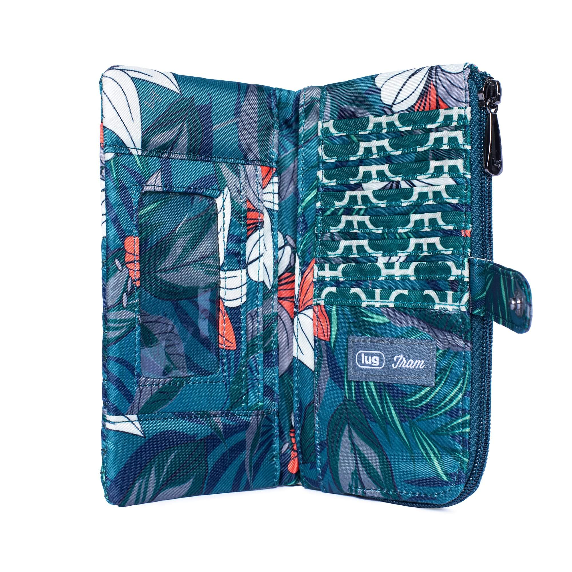 Tram RFID Wallet - LILY TEAL - Tram_LilyTeal_05