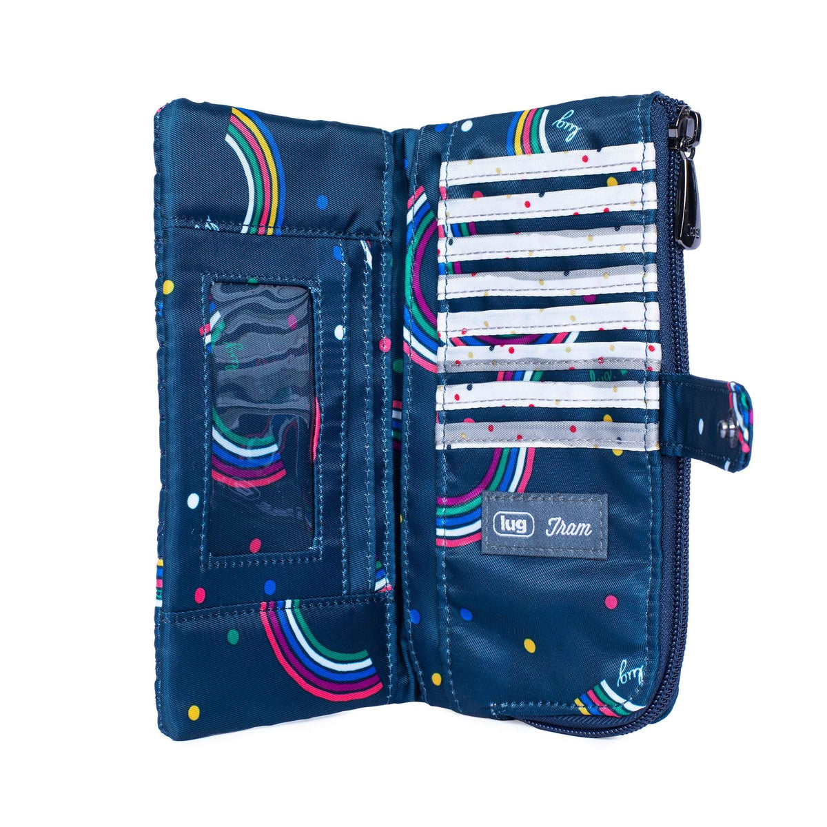 Tram RFID Wallet - RAINBOW NAVY - Tram_RainbowNavy_05