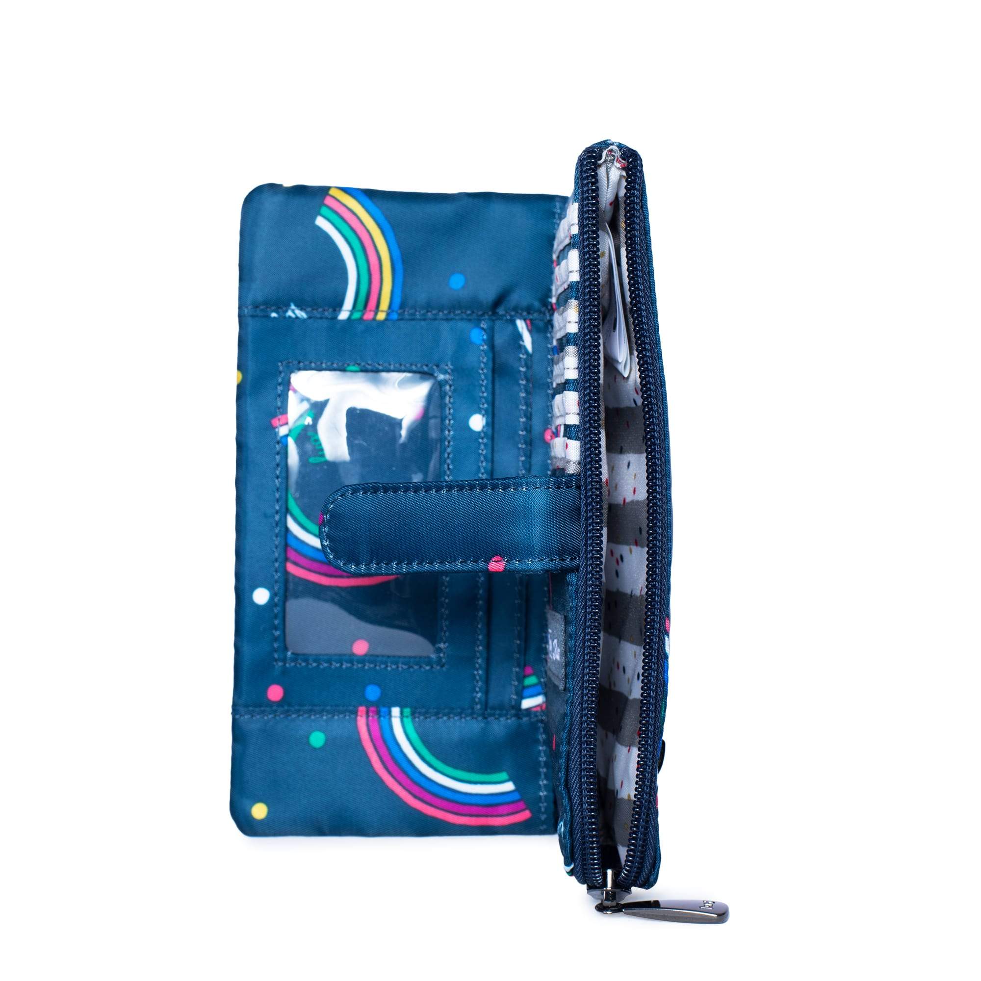 Tram RFID Wallet - RAINBOW NAVY - Tram_RainbowNavy_05a