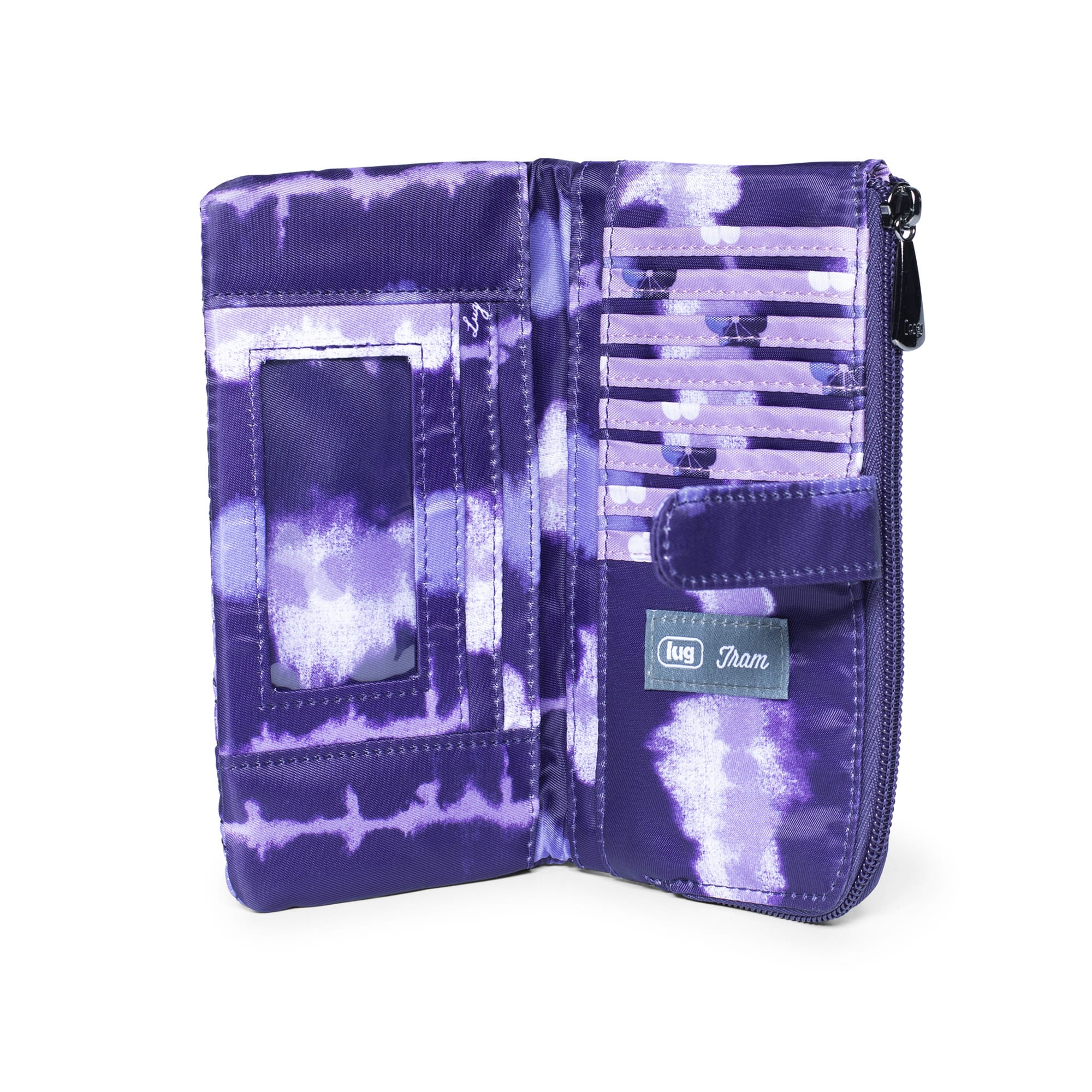 Tram RFID Wallet - SHIBORI PURPLE - Tram_ShiboriPurple_05_01