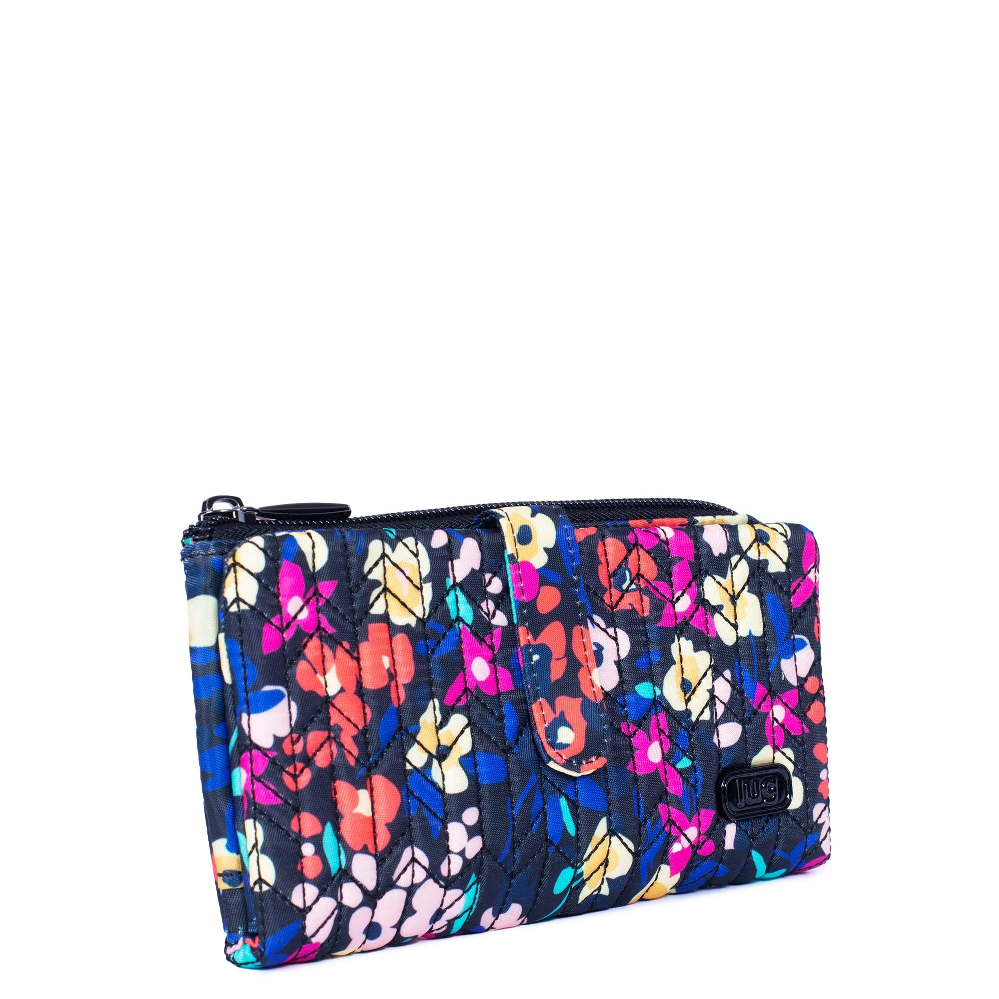 Tram RFID Wallet - WILDFLOWER BLACK - Tram_WildflowerBlack_02