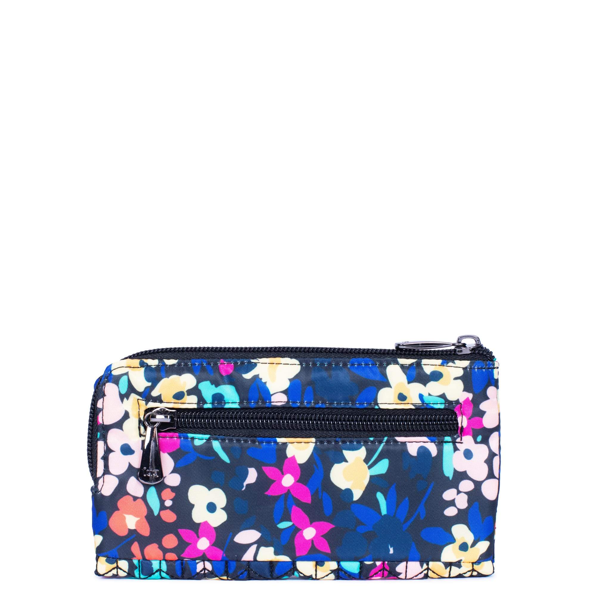 Tram RFID Wallet - WILDFLOWER BLACK - Tram_WildflowerBlack_04