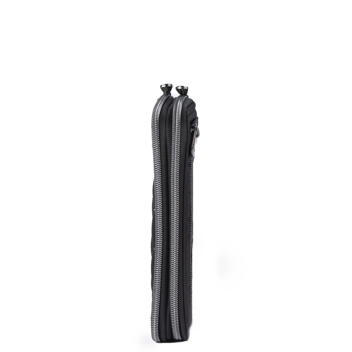 Tram Zip RFID Wallet - BLACK RAINBOW STITCH - Tram_Zip_BlackWRainbow_03