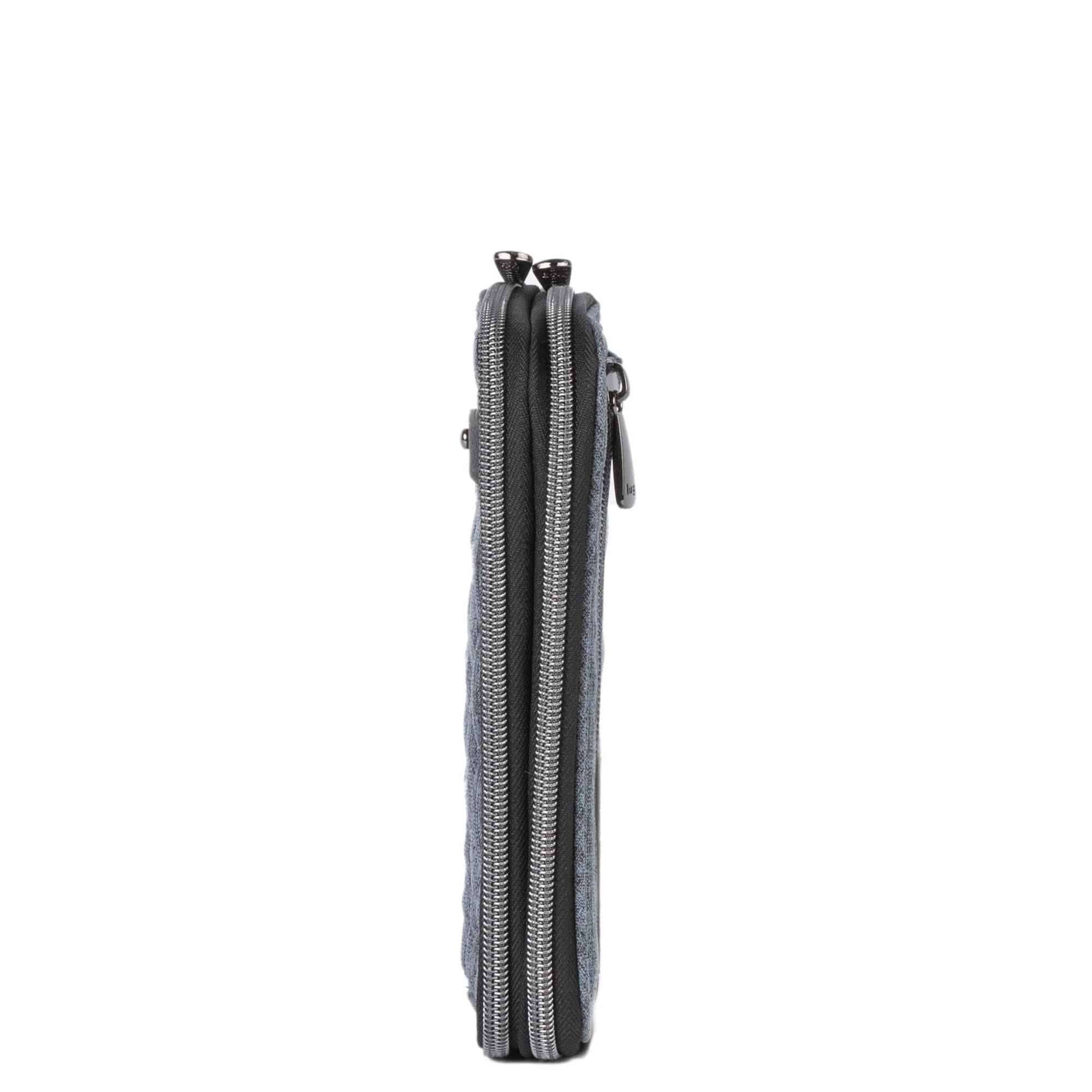 Tram Zip RFID Wallet - HEATHER GREY - Tram_Zip_HeatherGrey_03