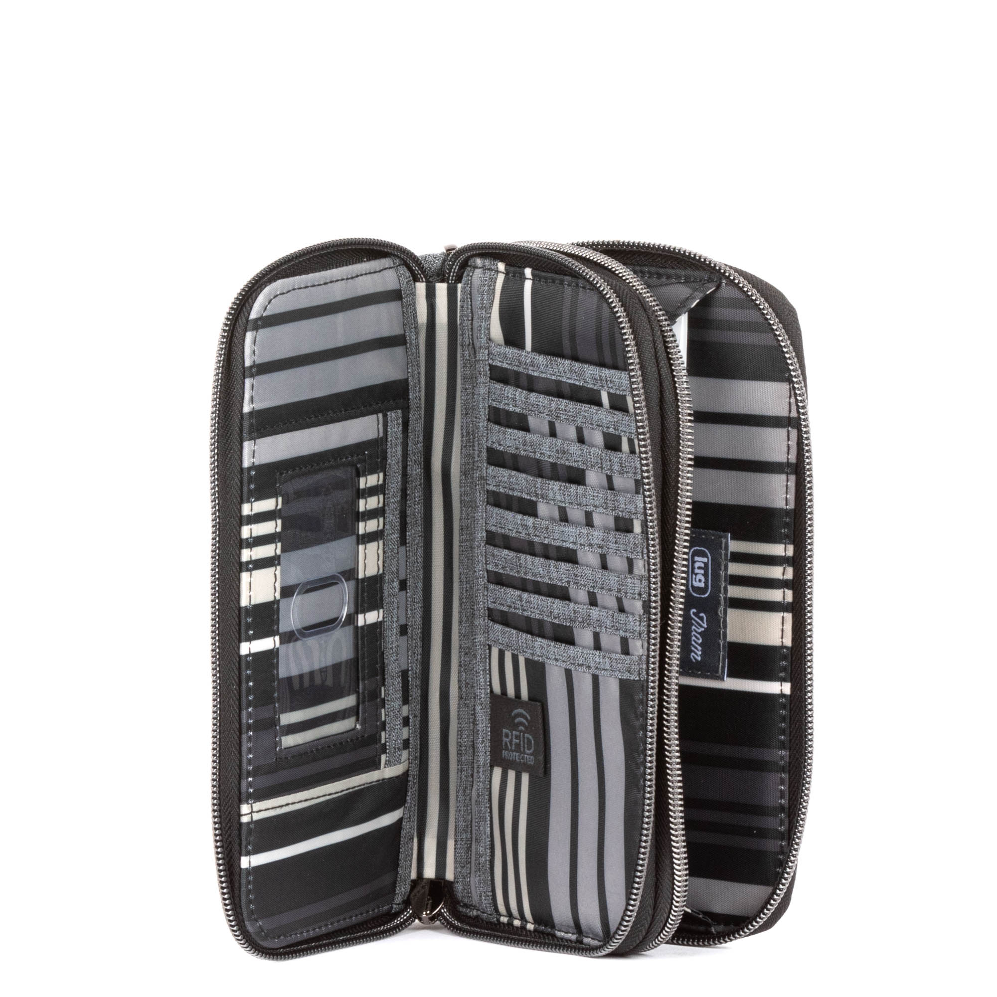 Tram Zip RFID Wallet - HEATHER GREY - Tram_Zip_HeatherGrey_05