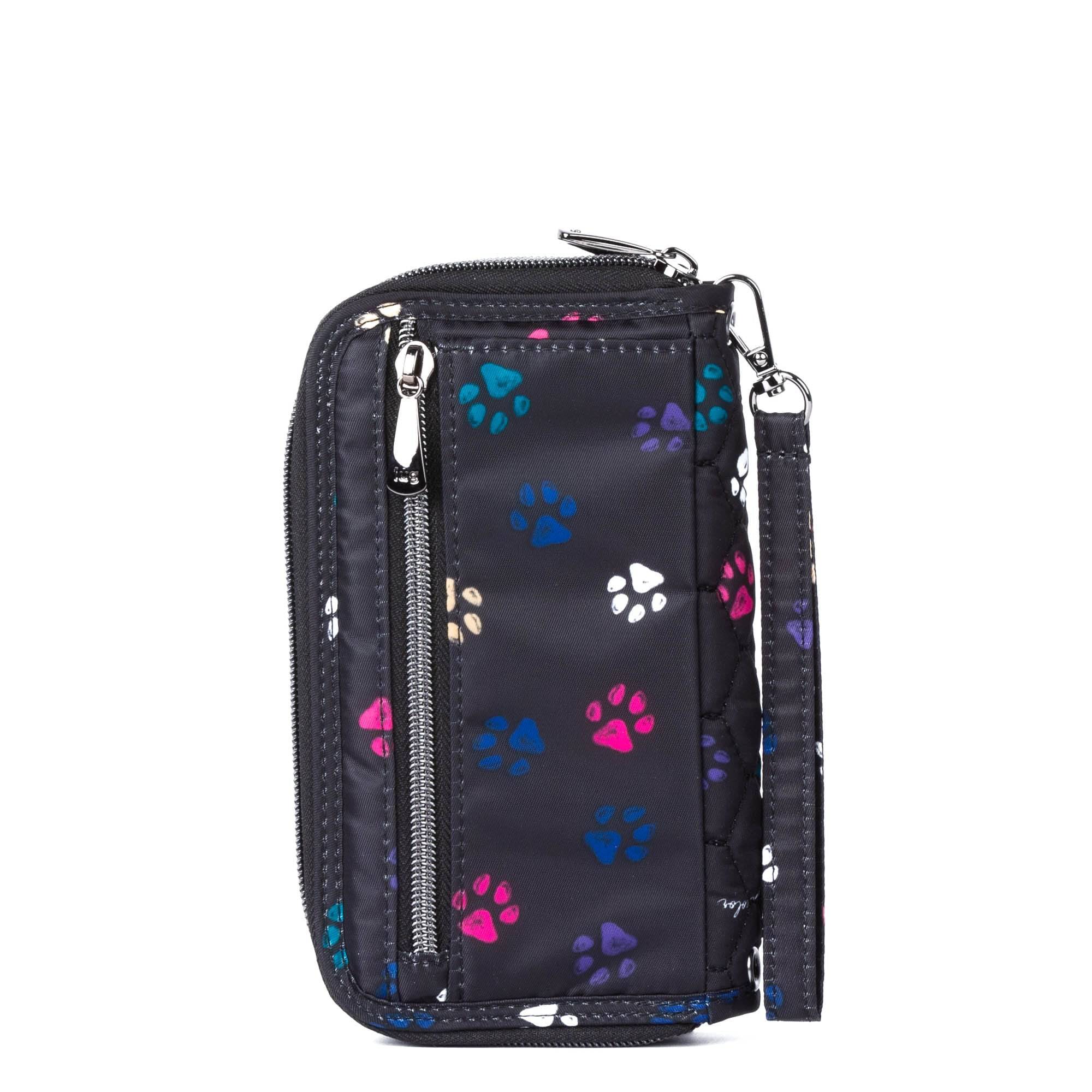 Tram Zip RFID Wallet - PAWS BLACK - Tram_Zip_PawsBlack_04