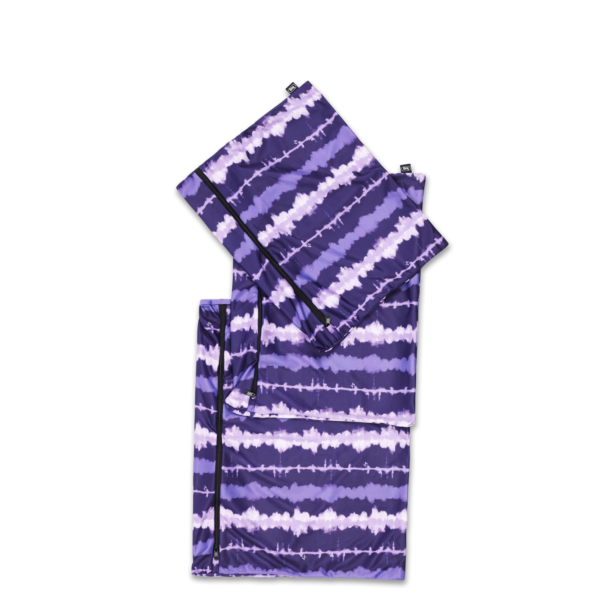 Tricycle 3pc Wash Bags - SHIBORI PURPLE - Tricycle_Shibori_Purple_01