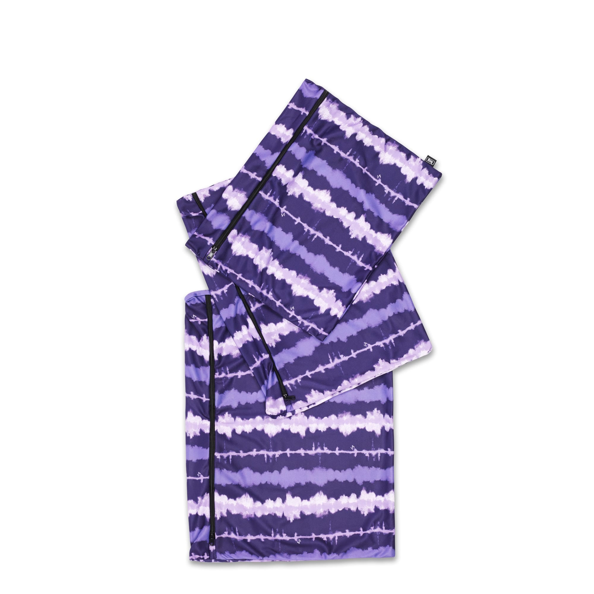Tricycle 3pc Wash Bags - SHIBORI PURPLE - Tricycle_Shibori_Purple_03