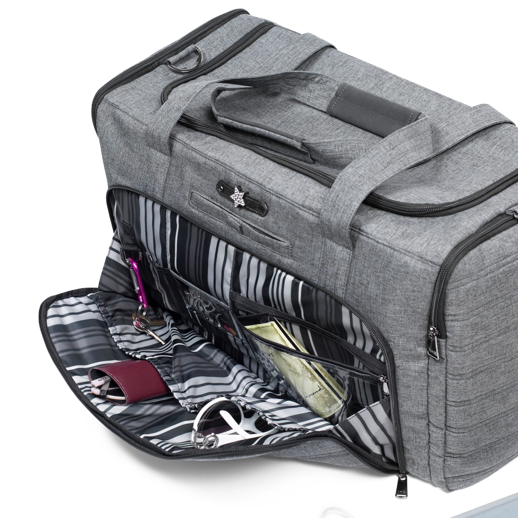 Trolley Duffel Bag - HEATHER GREY - Trolley-Duffel_Lifestyle_01
