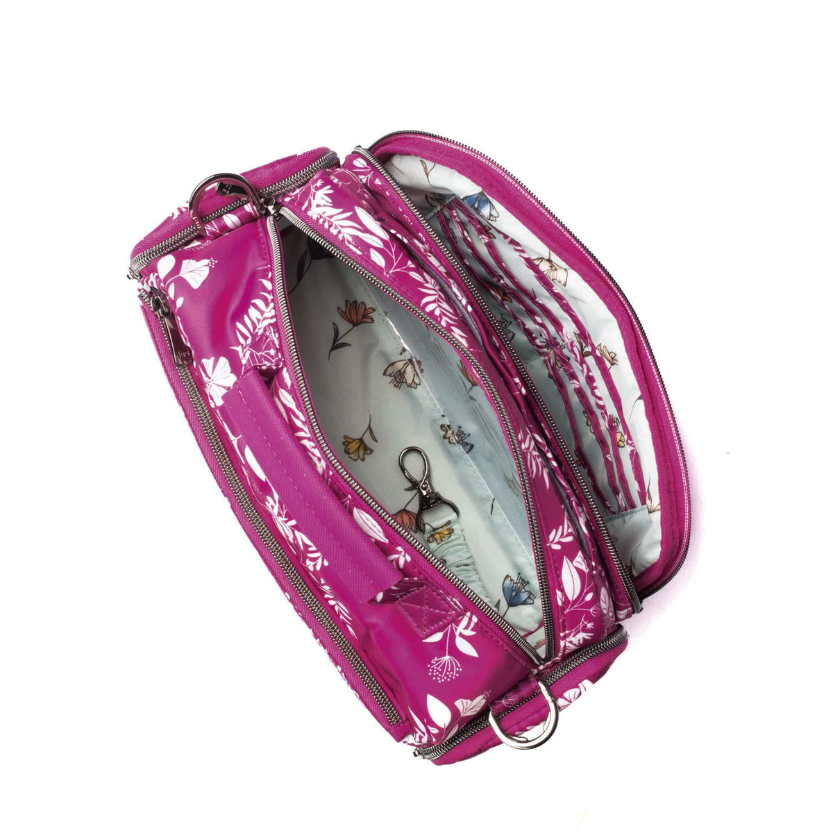 Trolley 2 Crossbody Bag - FLOURISH BERRY - Trolley2Crossbody_FlourishBerry_05
