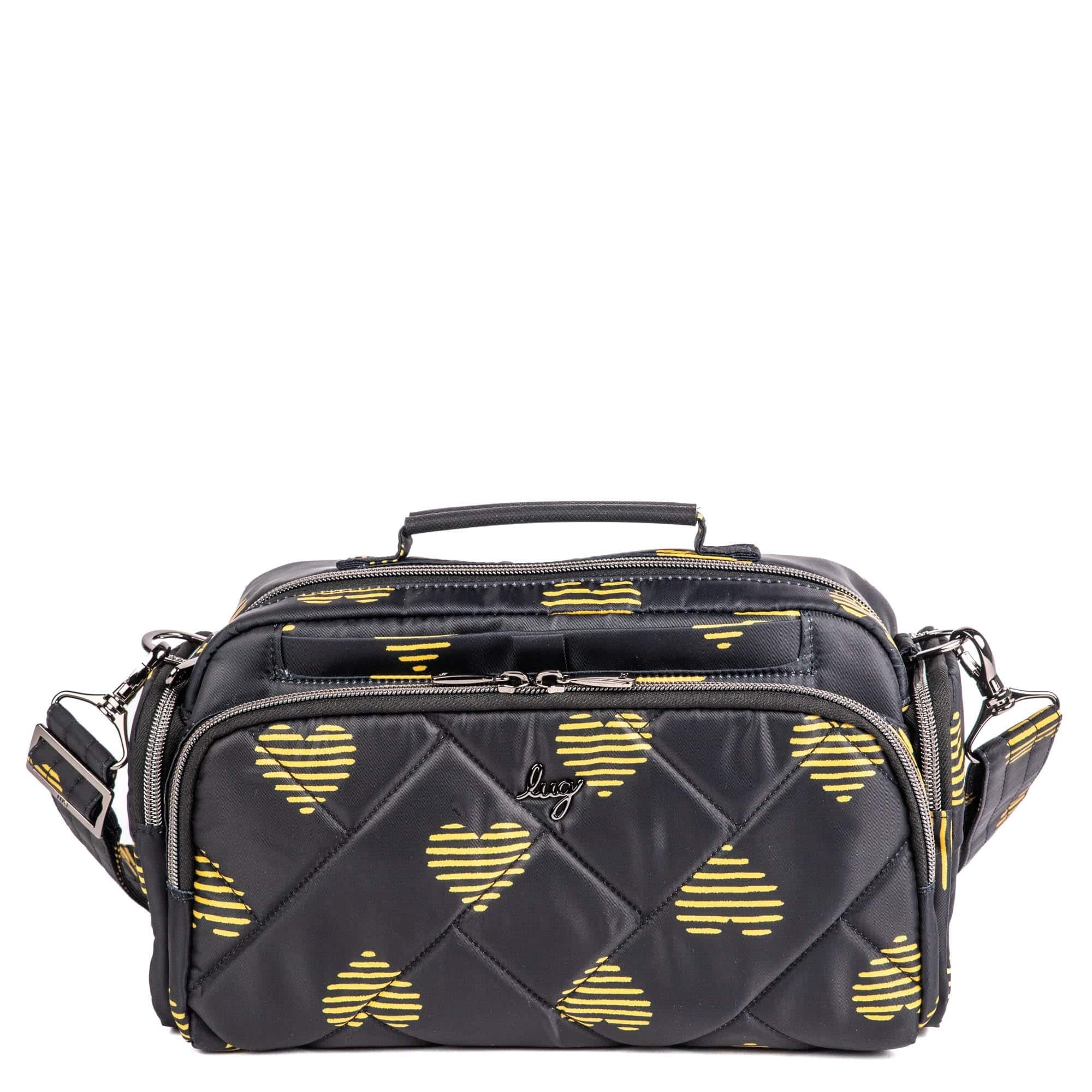 Trolley 2 Crossbody Bag - HEARTS GOLD - Trolley2Crossbody_HeartsGold_01
