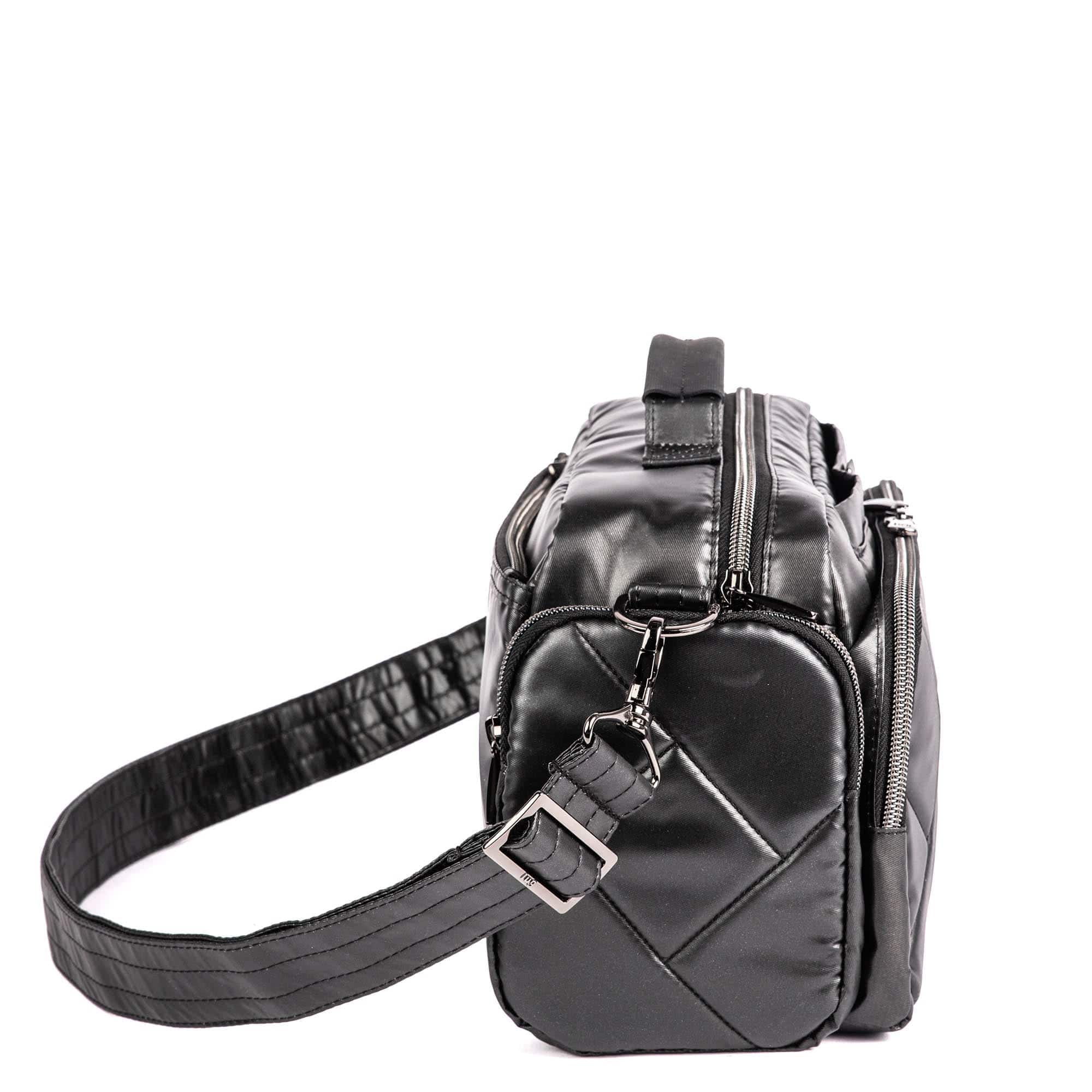 Trolley 2 Crossbody Bag - METALLIC BLACK - Trolley2Crossbody_MetallicBlack_03