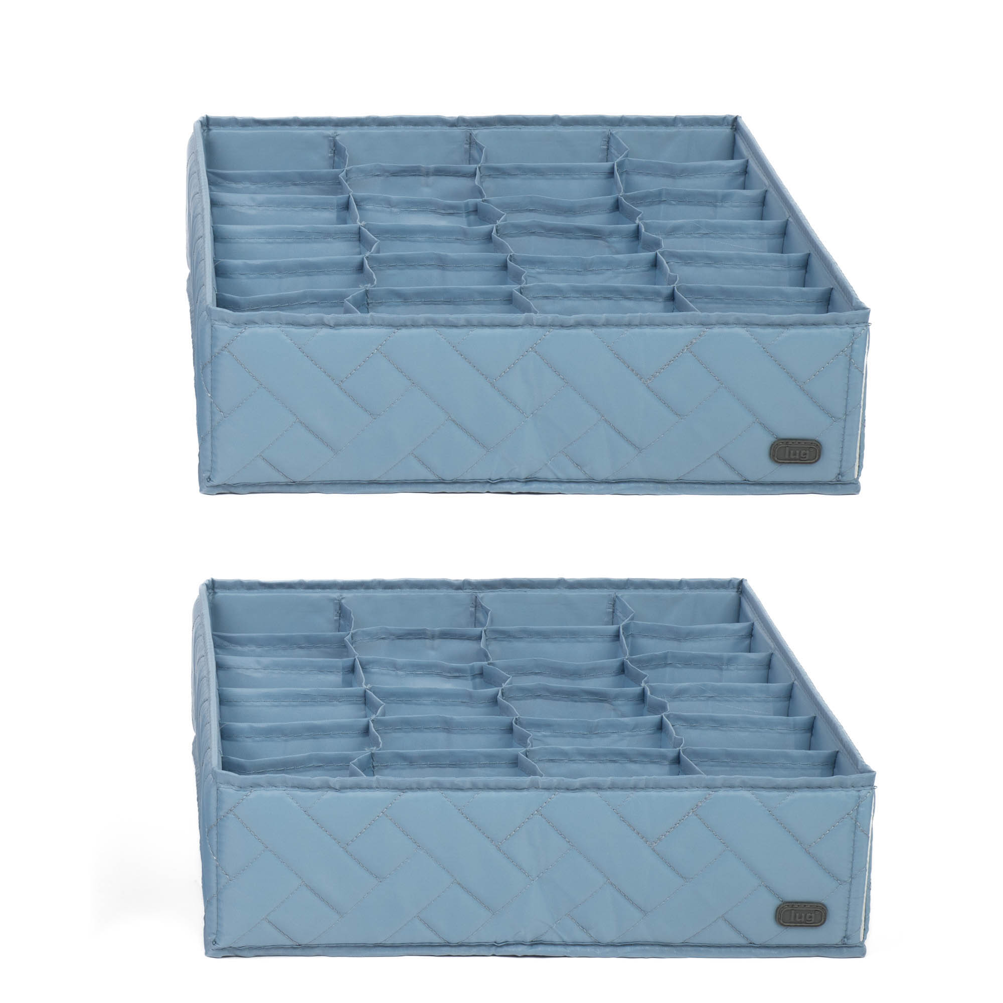 Trolley 2pc 24 Pocket Drawer Organizers - BLUE MOON ICEPOP - Trolley2pkPocketDrawerOrganizer_BluemoonIcepop_01