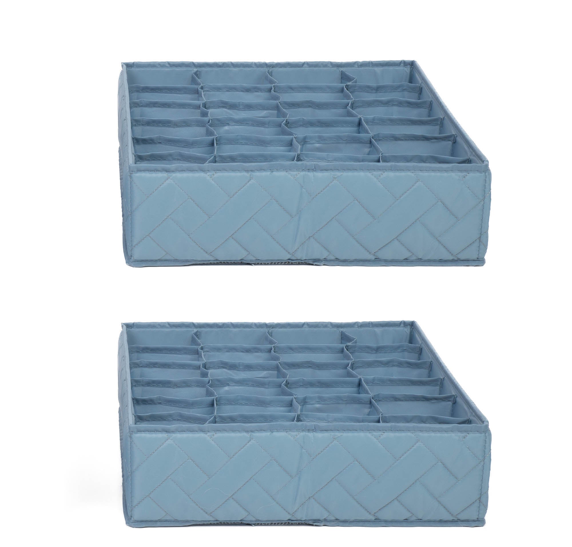 Trolley 2pc 24 Pocket Drawer Organizers - BLUE MOON ICEPOP - Trolley2pkPocketDrawerOrganizer_BluemoonIcepop_02