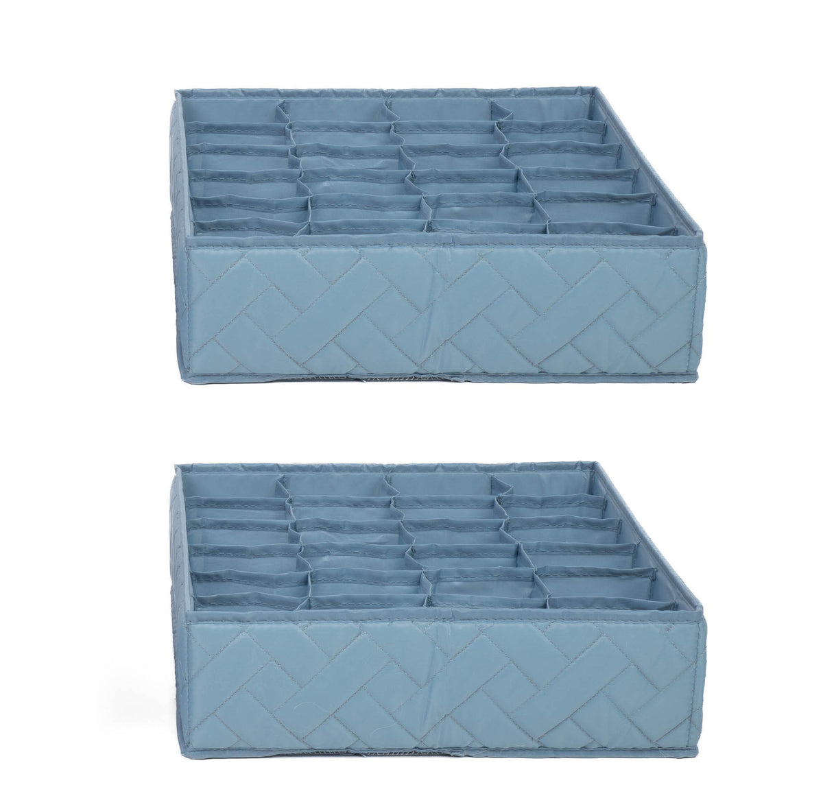 Trolley 2pc 24 Pocket Drawer Organizers - BLUE MOON ICEPOP - Trolley2pkPocketDrawerOrganizer_BluemoonIcepop_02