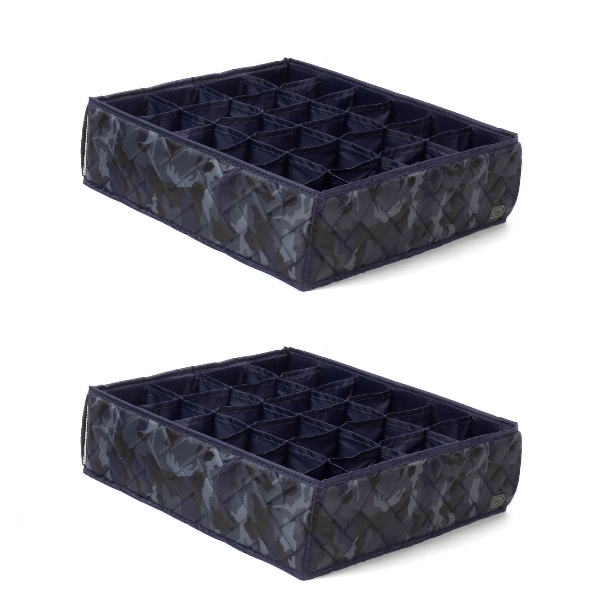 Trolley 2pc 24 Pocket Drawer Organizers - CAMO NAVY - Trolley2pkPocketDrawerOrganizer_CamoNavy_02