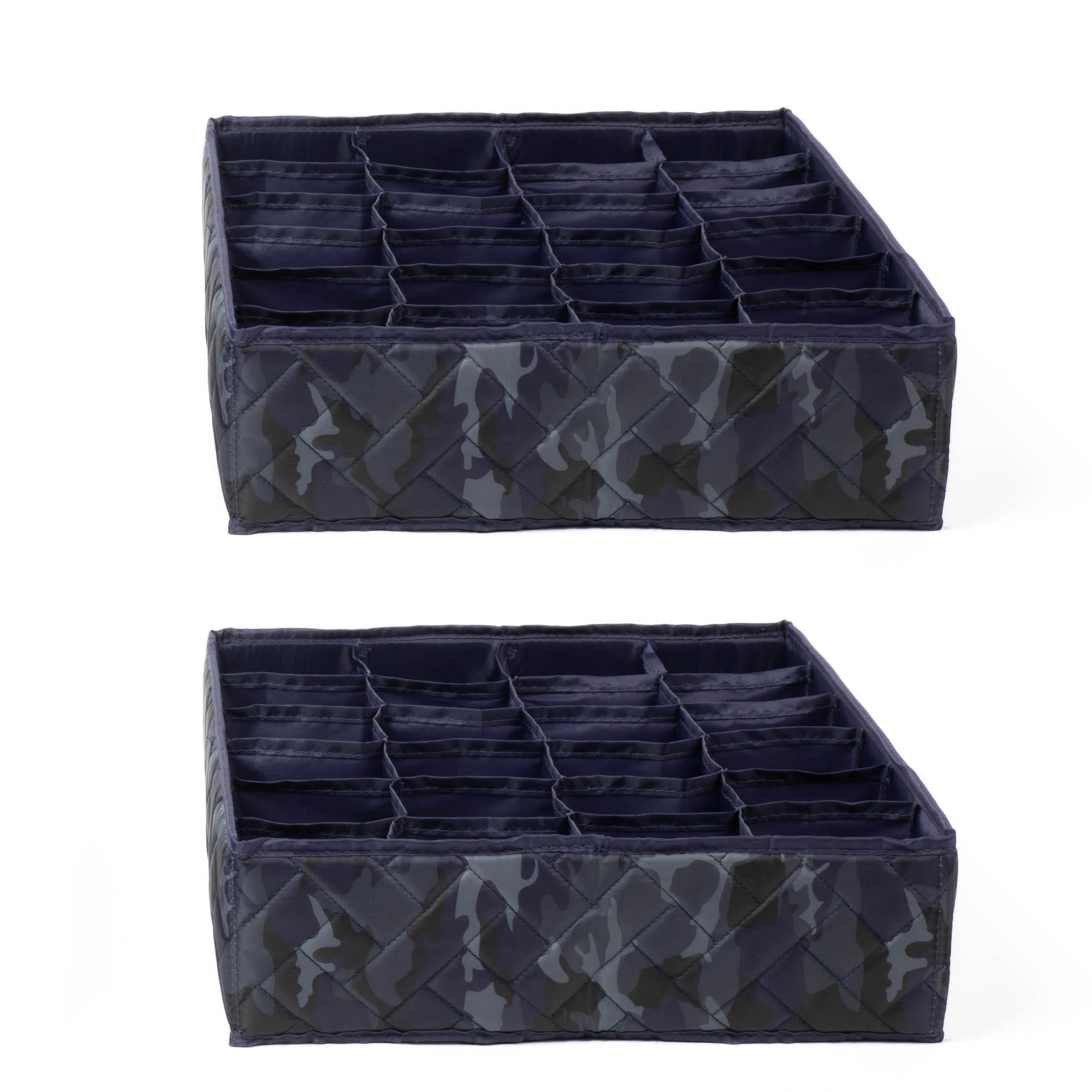 Trolley 2pc 24 Pocket Drawer Organizers - CAMO NAVY - Trolley2pkPocketDrawerOrganizer_CamoNavy_03