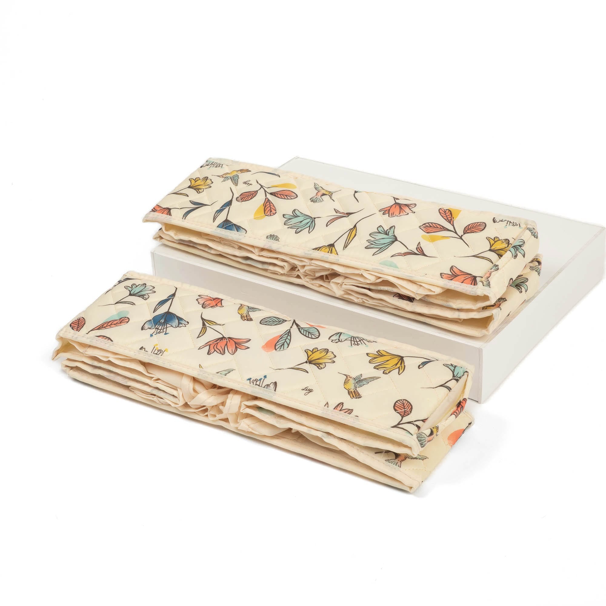 Trolley 2pc 24 Pocket Drawer Organizers - HUMMINGBIRD FLORAL - Trolley2pkPocketDrawerOrganizer_HummingbirdFloral_05