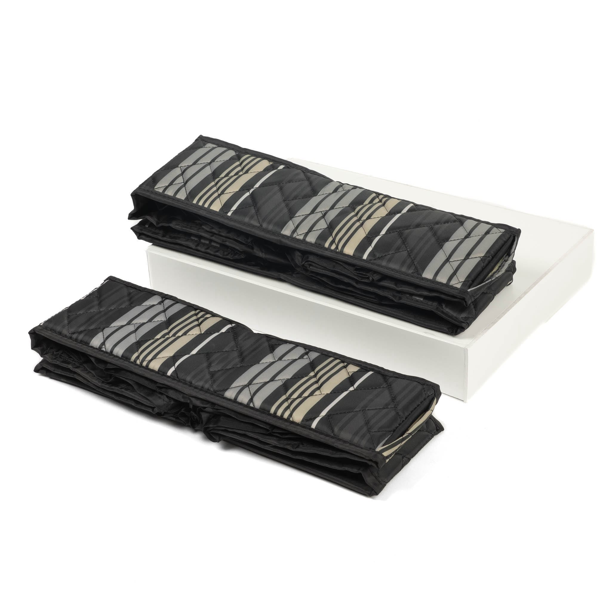 Trolley 2pc 24 Pocket Drawer Organizers - LOVE STRIPE BLACK - Trolley2pkPocketDrawerOrganizer_LoveStripeBlack_05