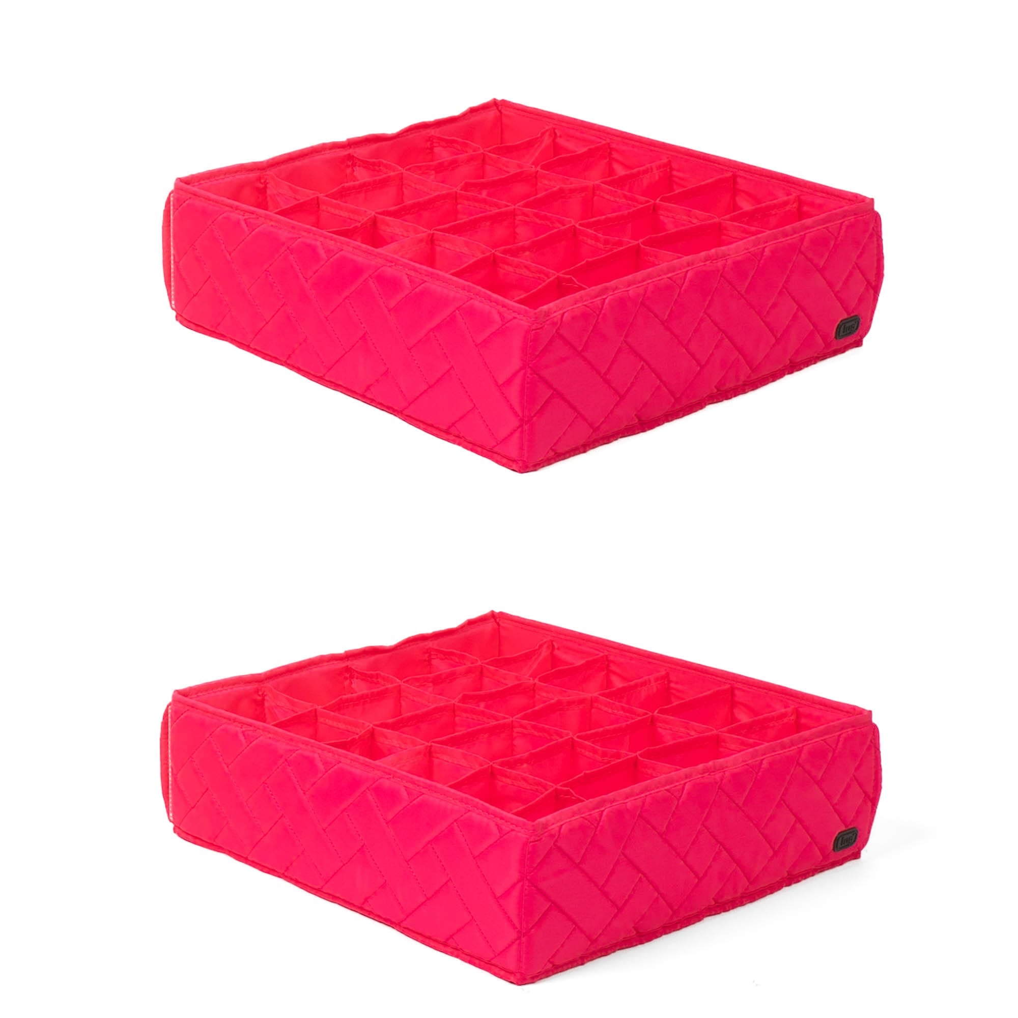 Trolley 2pc 24 Pocket Drawer Organizers - MAGENTA - Trolley2pkPocketDrawerOrganizer_Magenta_02