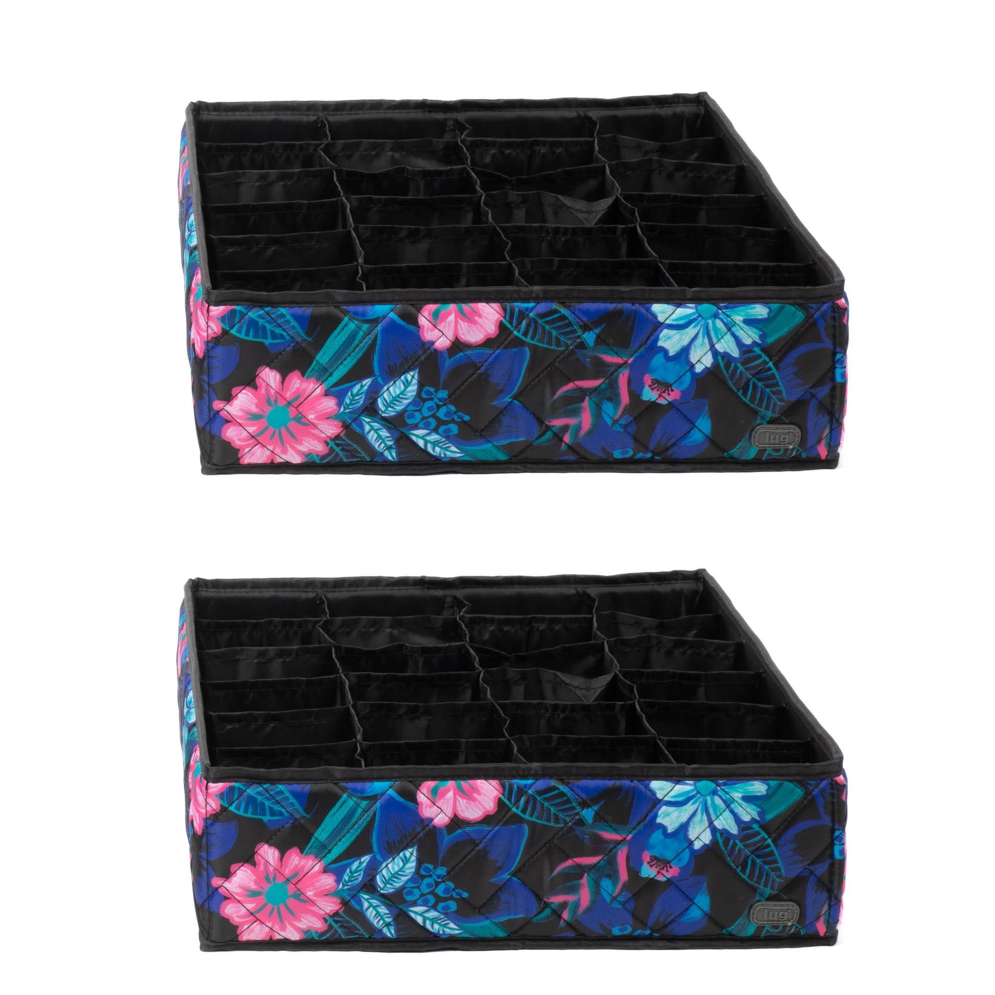Trolley 2pc 24 Pocket Drawer Organizers - RESORT BLACK - Trolley2pkPocketDrawerOrganizer_ResortBlack_01