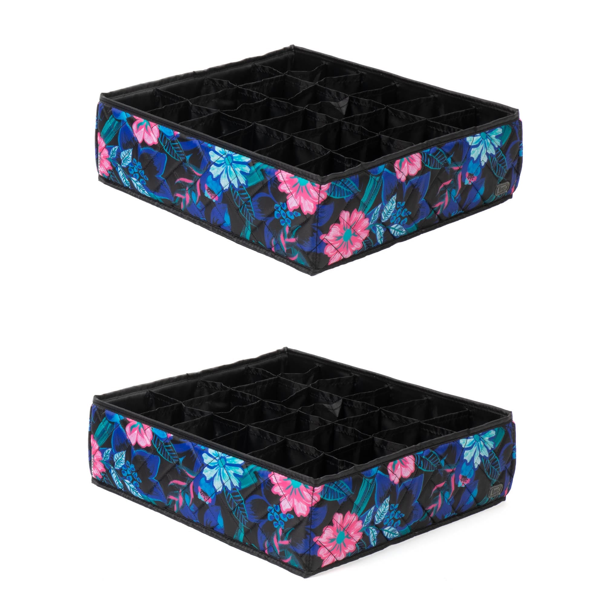 Trolley 2pc 24 Pocket Drawer Organizers - RESORT BLACK - Trolley2pkPocketDrawerOrganizer_ResortBlack_02