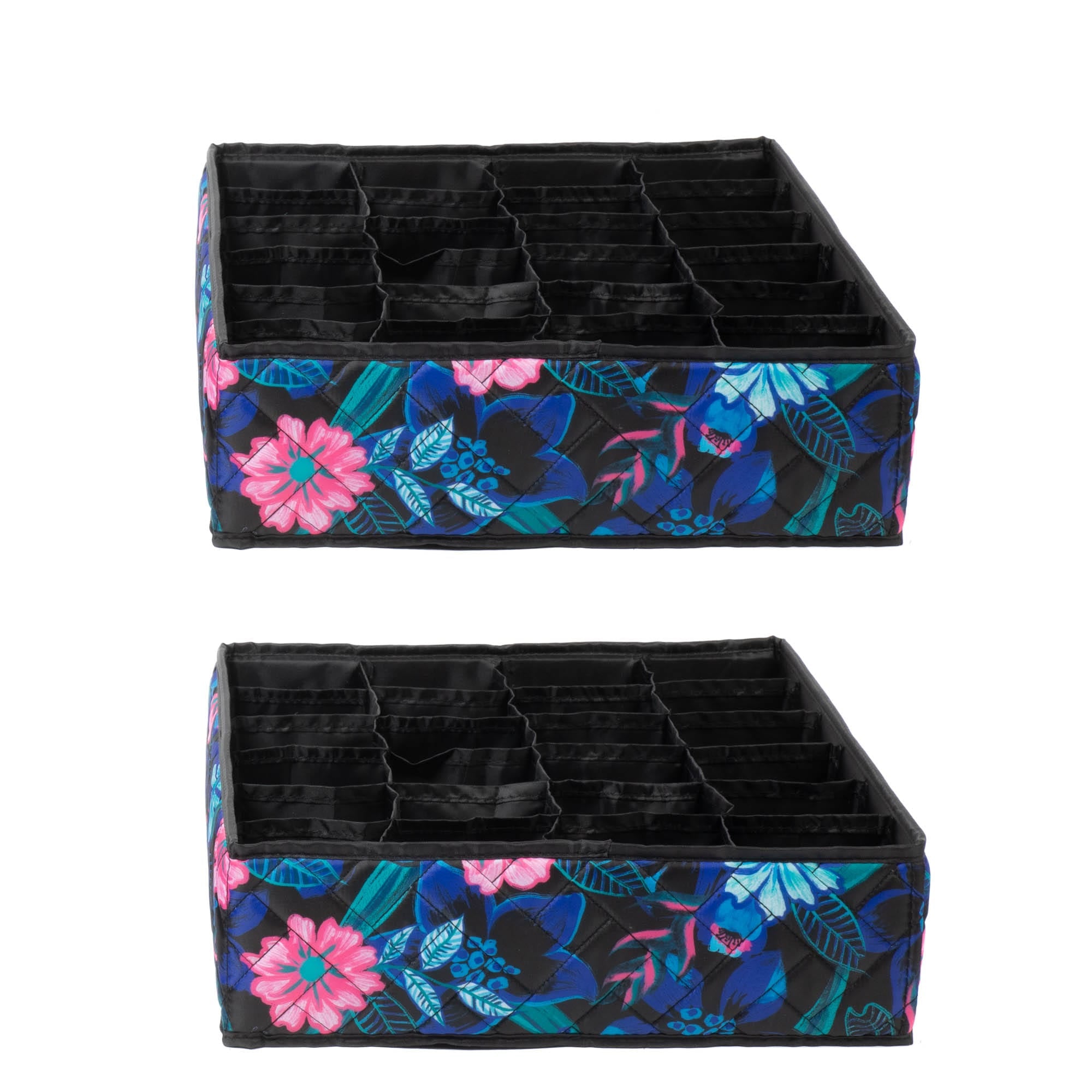 Trolley 2pc 24 Pocket Drawer Organizers - RESORT BLACK - Trolley2pkPocketDrawerOrganizer_ResortBlack_03
