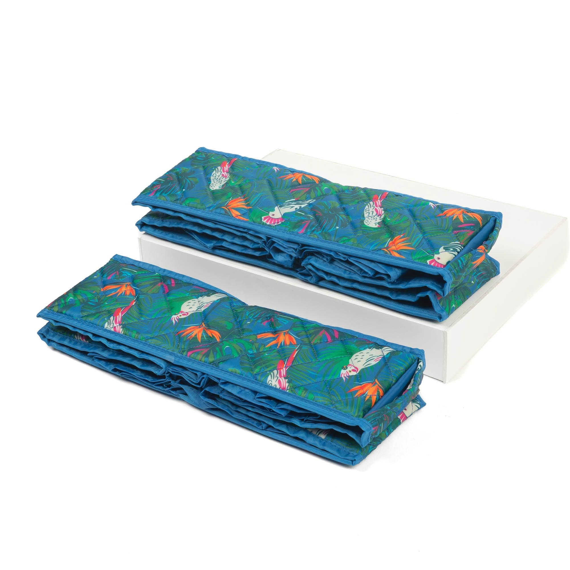 Trolley 2pc 24 Pocket Drawer Organizers - TROPICAL BIRDS - Trolley2pkPocketDrawerOrganizer_TropicalBirds_05