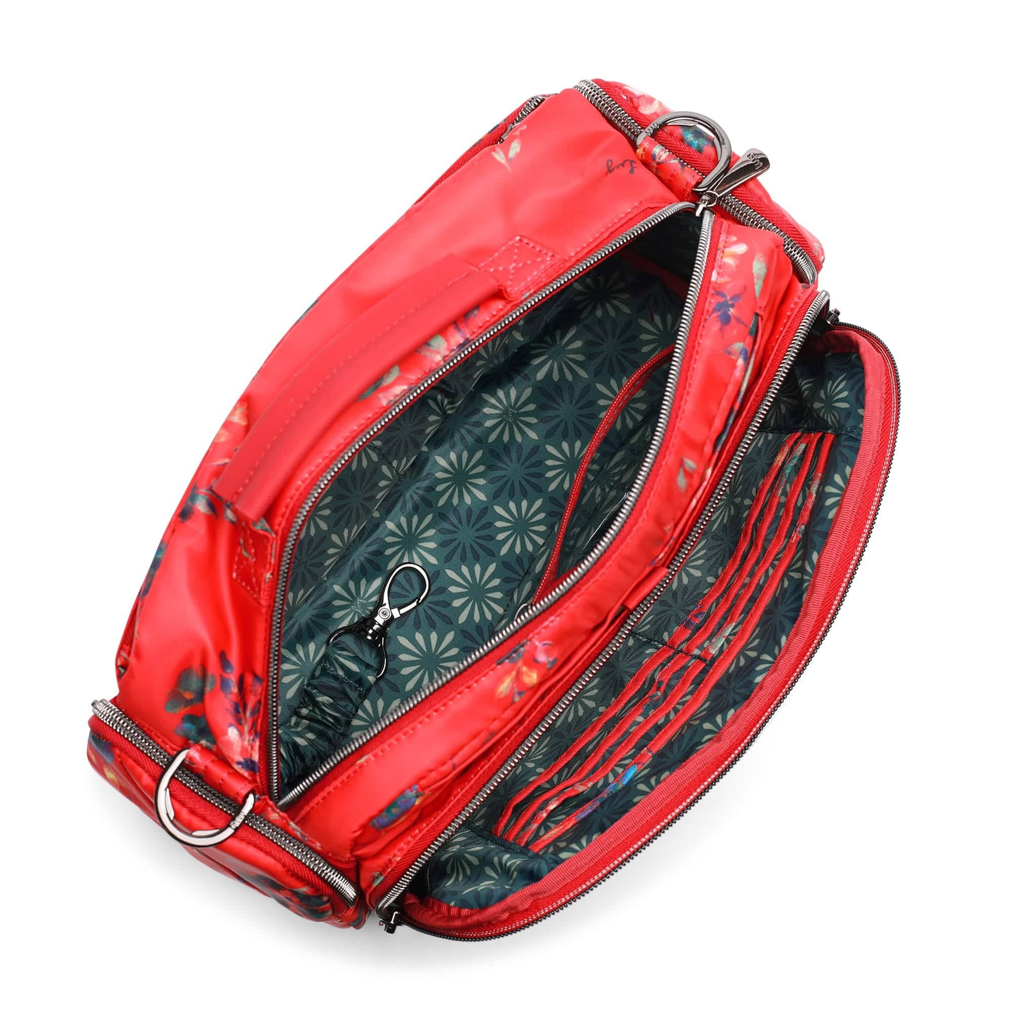 Trolley 2 Crossbody Bag - BOUQUET RED - TrolleyCrossbody2_BouquetRed_05