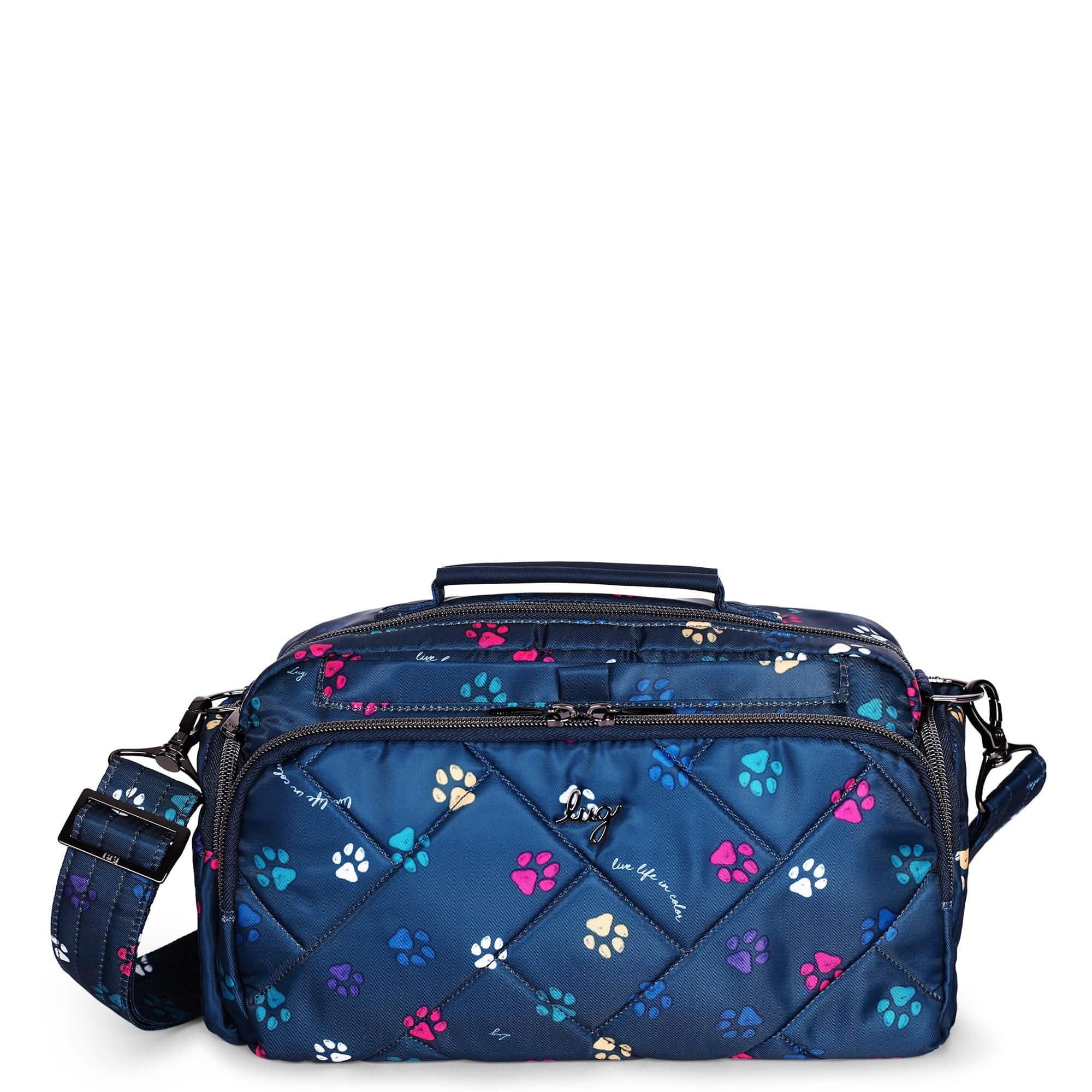 Trolley 2 Crossbody Bag - PAWS NAVY - TrolleyCrossbody2_Paws_Navy_01