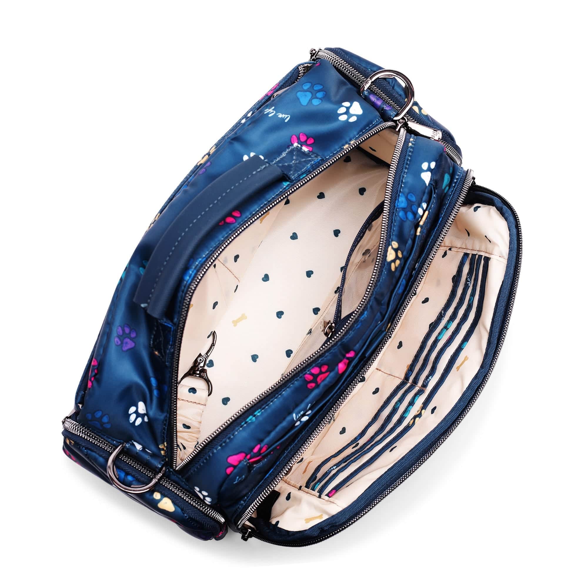 Trolley 2 Crossbody Bag - PAWS NAVY - TrolleyCrossbody2_Paws_Navy_05