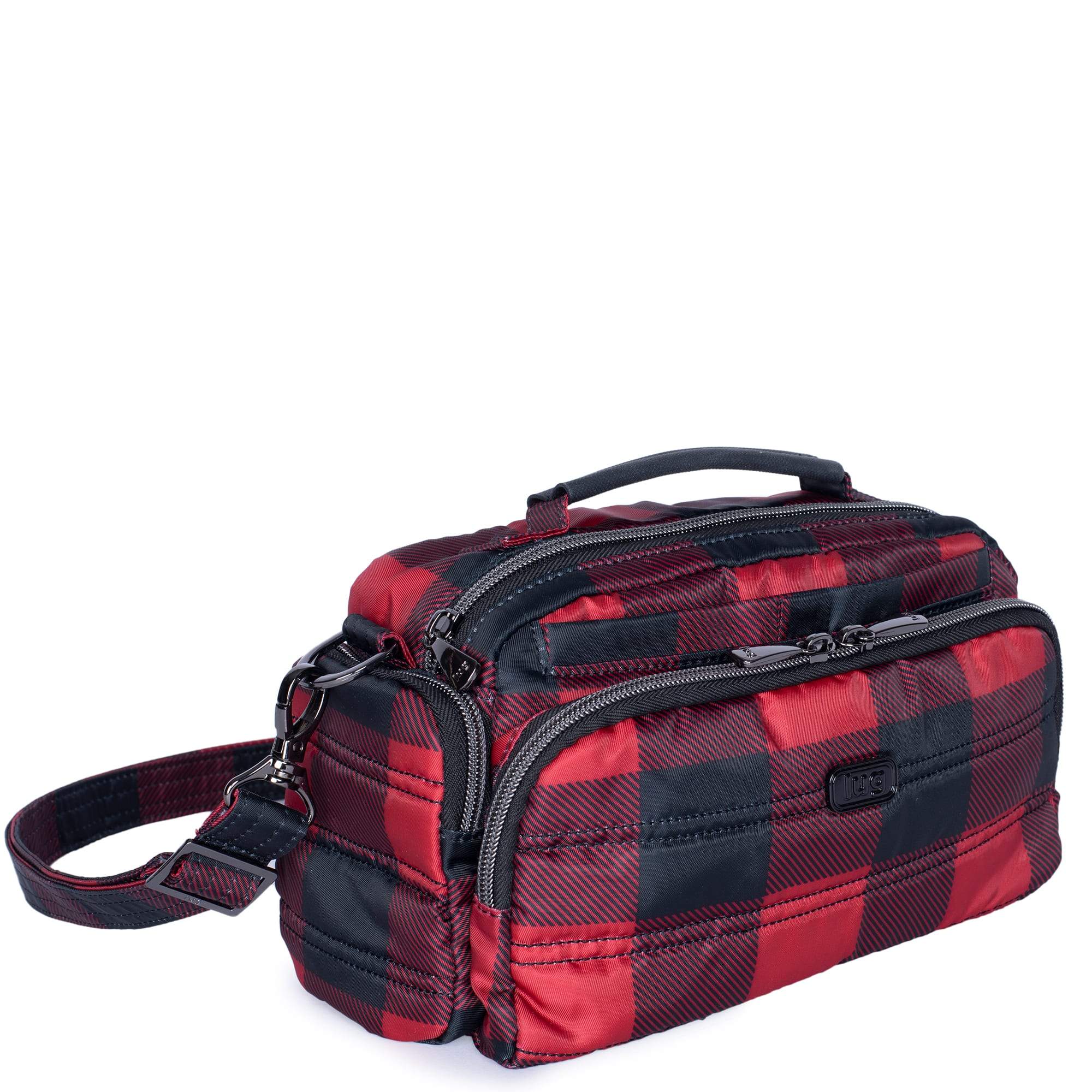 Trolley Crossbody Bag - BUFFALO CHECK RED - TrolleyCrossbody_BuffaloCheckRed_02