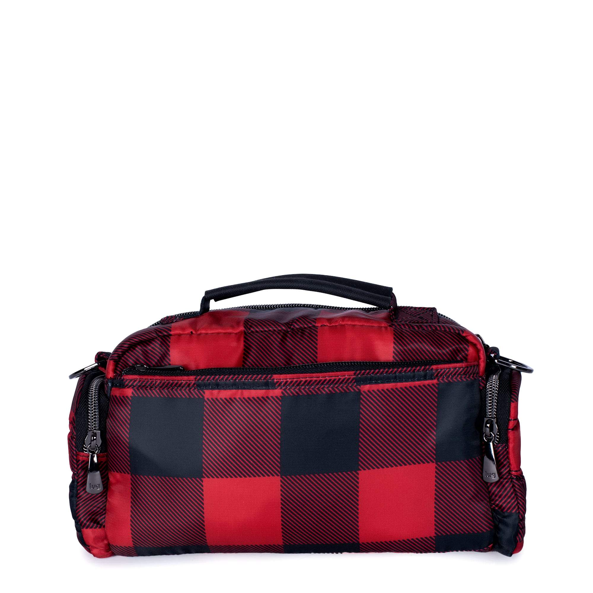 Trolley Crossbody Bag - BUFFALO CHECK RED - TrolleyCrossbody_BuffaloCheckRed_04
