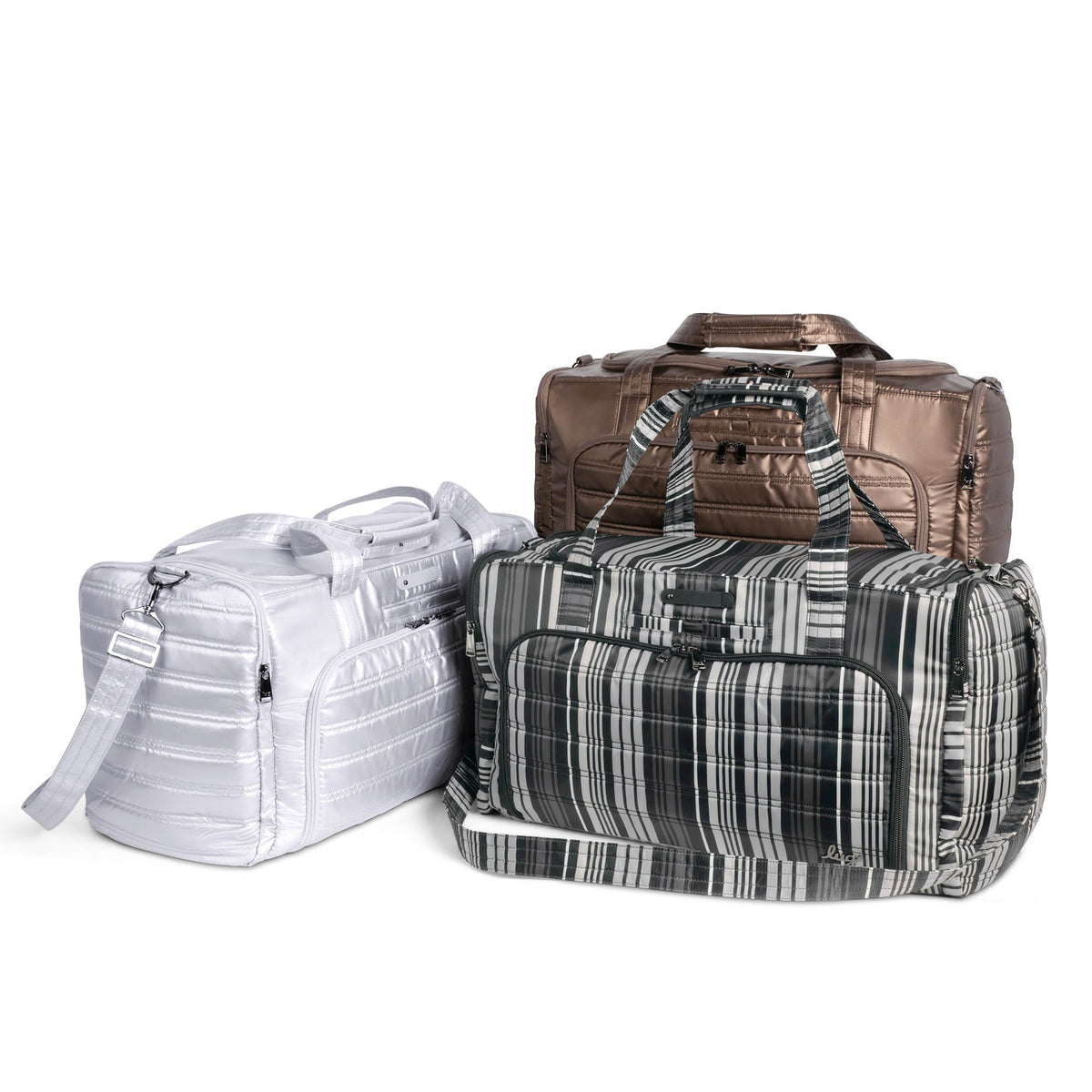 Duffel Bag Buffalo Leather CHAD brown travel bag holdall
