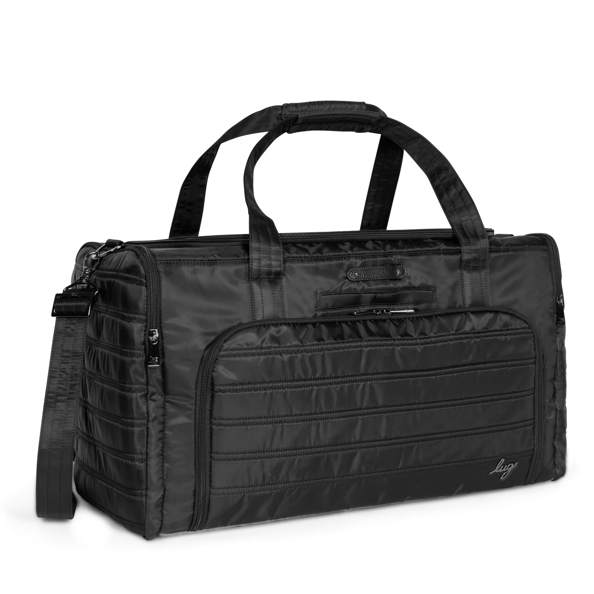 Trolley Duffel Bag - MIDNIGHT BLACK - TrolleyDuffel_Black_02