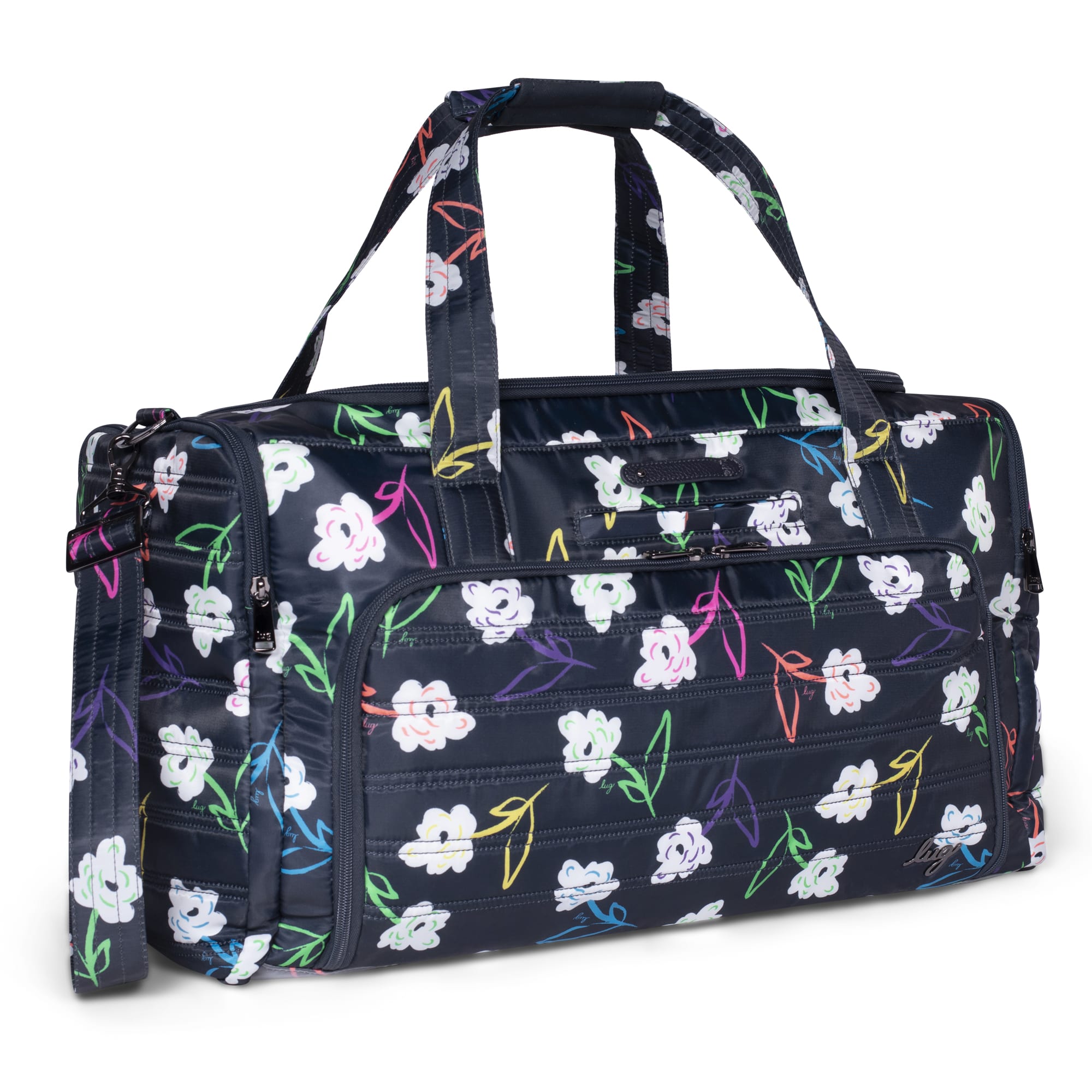 Trolley Duffel Bag - BRIGHT FLORAL - TrolleyDuffel_BrightFloral_02
