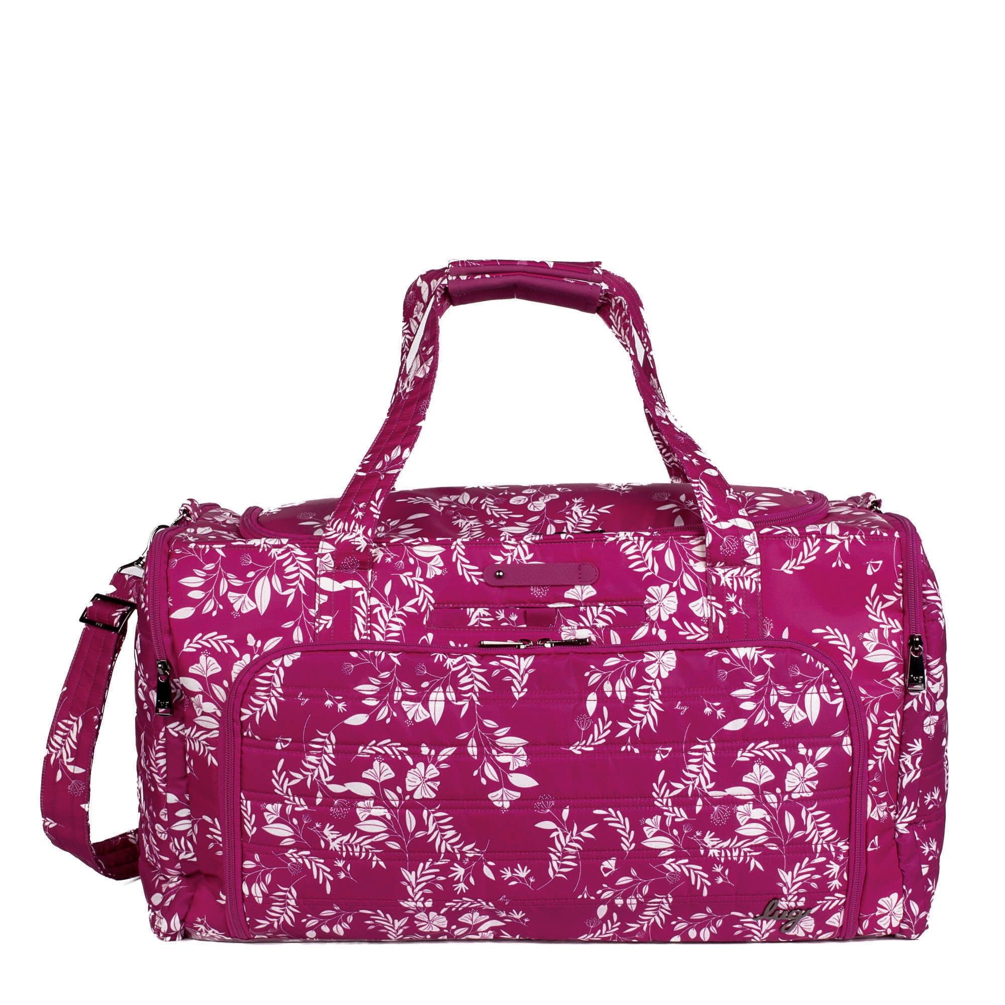 Trolley Duffel Bag - FLOURISH BERRY - TrolleyDuffel_FlourishBerry_01_4744be1b-0337-46bf-a9e9-6dadd9640051