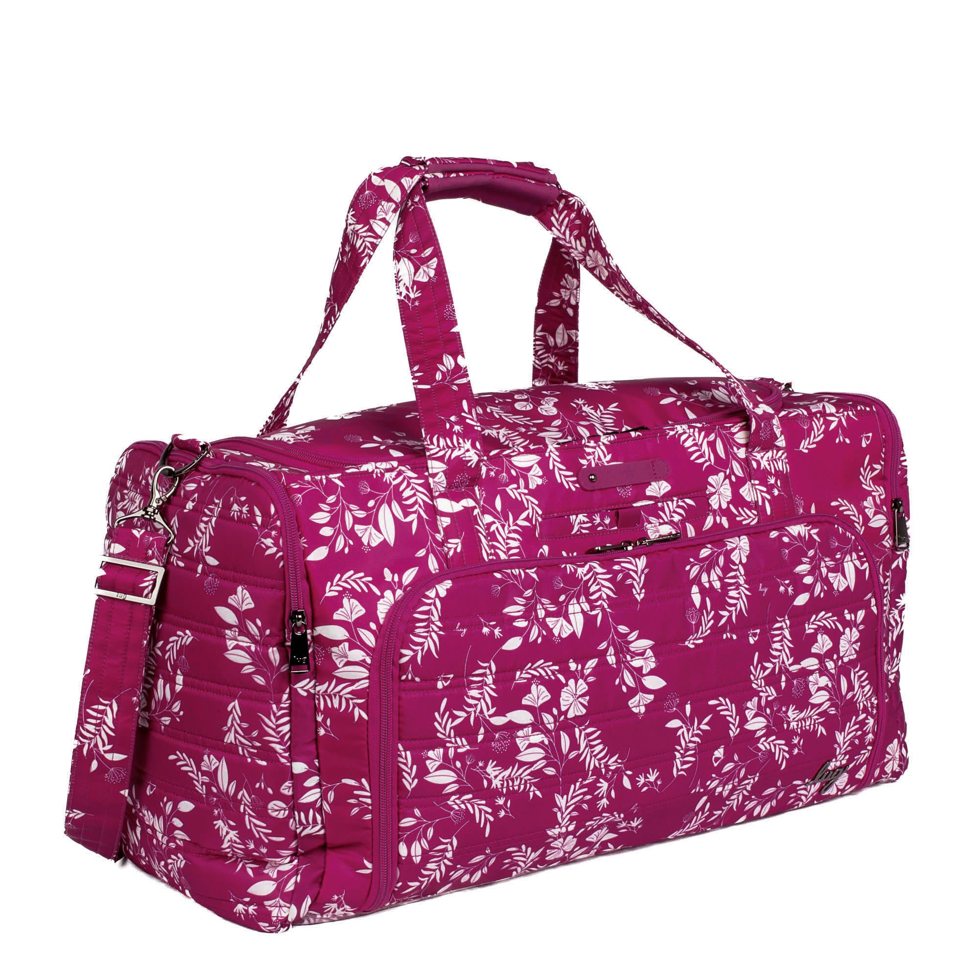 Trolley Duffel Bag - FLOURISH BERRY - TrolleyDuffel_FlourishBerry_02_2533ab53-3c70-451b-bbc1-3b2e14fcc2c7
