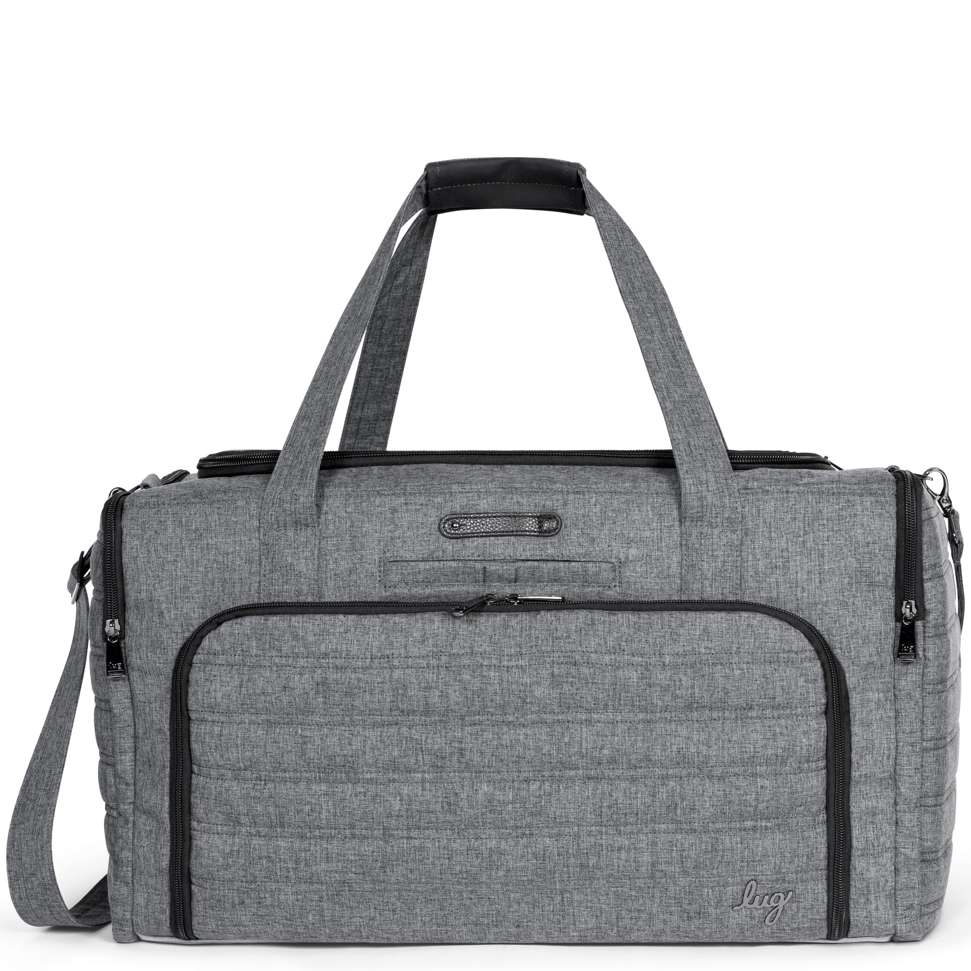 Trolley Duffel Bag - HEATHER GREY - TrolleyDuffel_HeatherGrey_01
