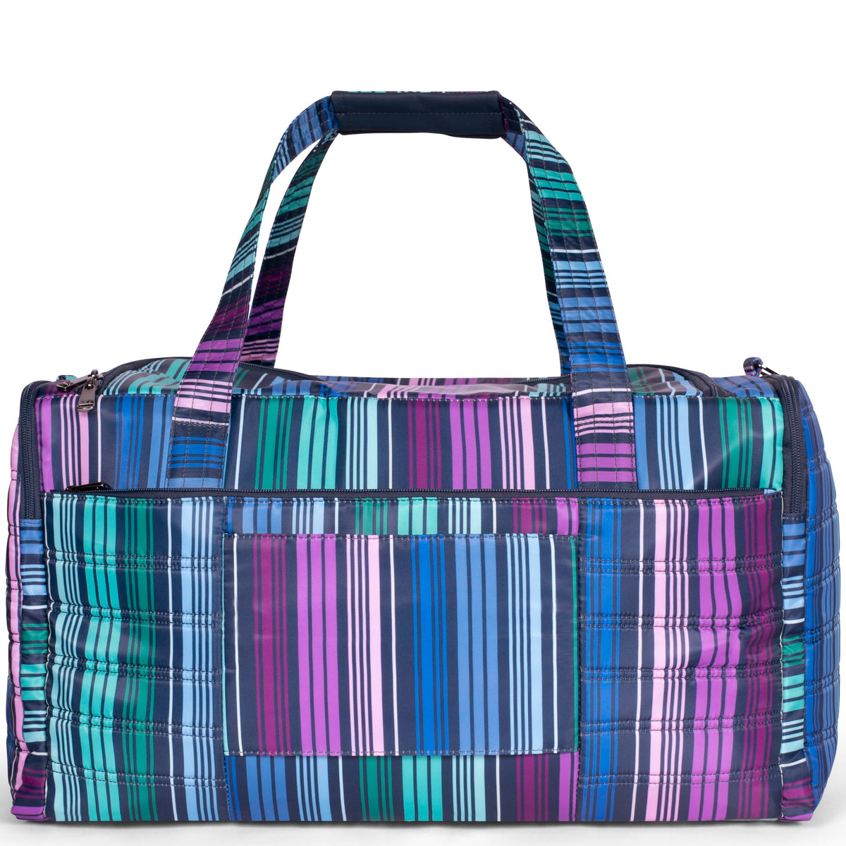 Trolley Duffel Bag - LOVE STRIPE MULTI - TrolleyDuffel_LoveStraps_04