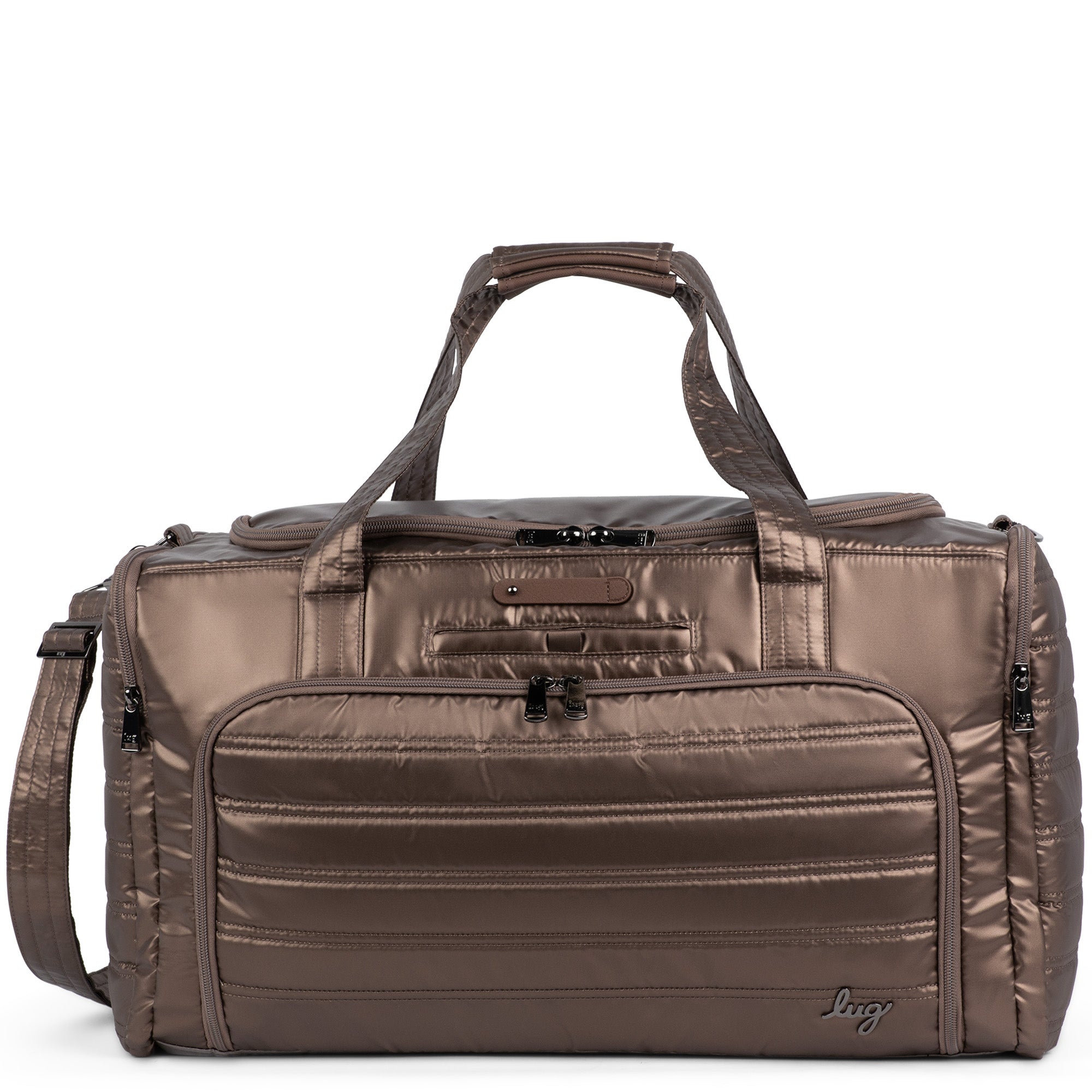 Trolley Duffel Bag - METALLIC ESPRESSO - TrolleyDuffel_Metallic_Espresso_01