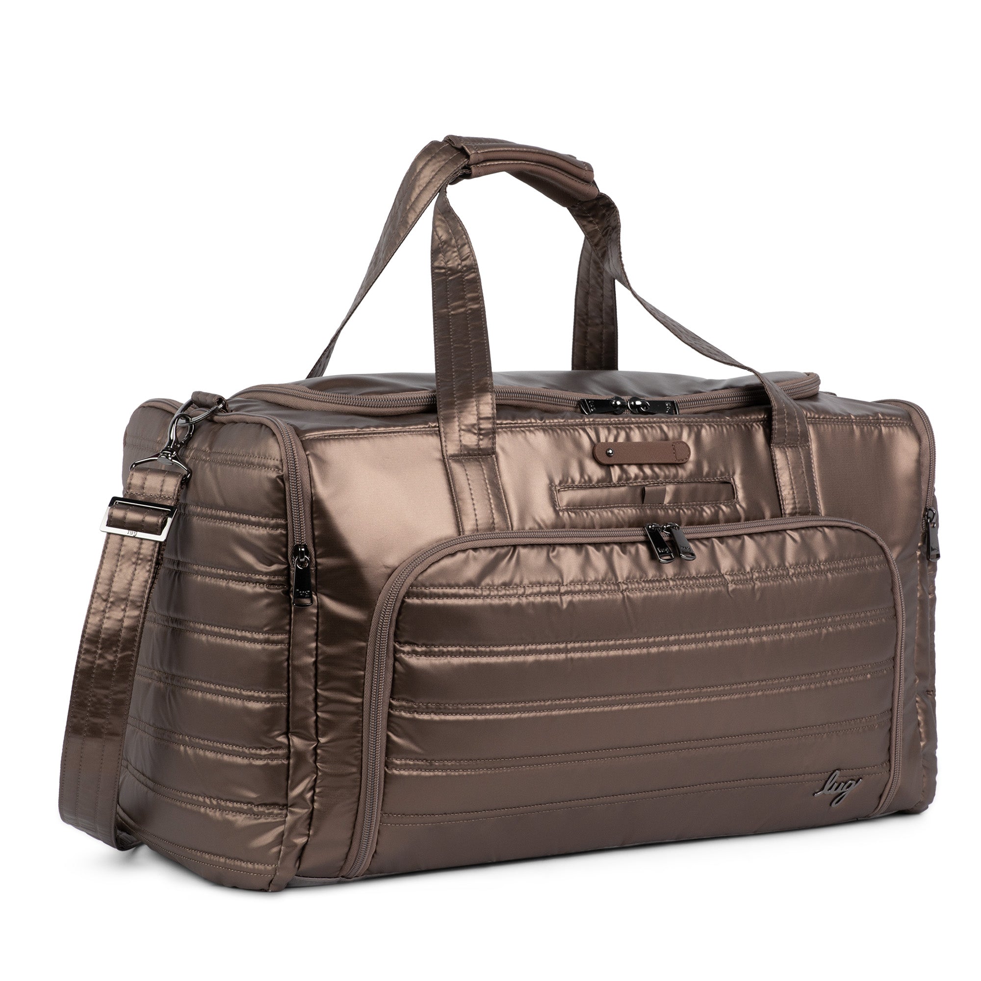 Trolley Duffel Bag - METALLIC ESPRESSO - TrolleyDuffel_Metallic_Espresso_02